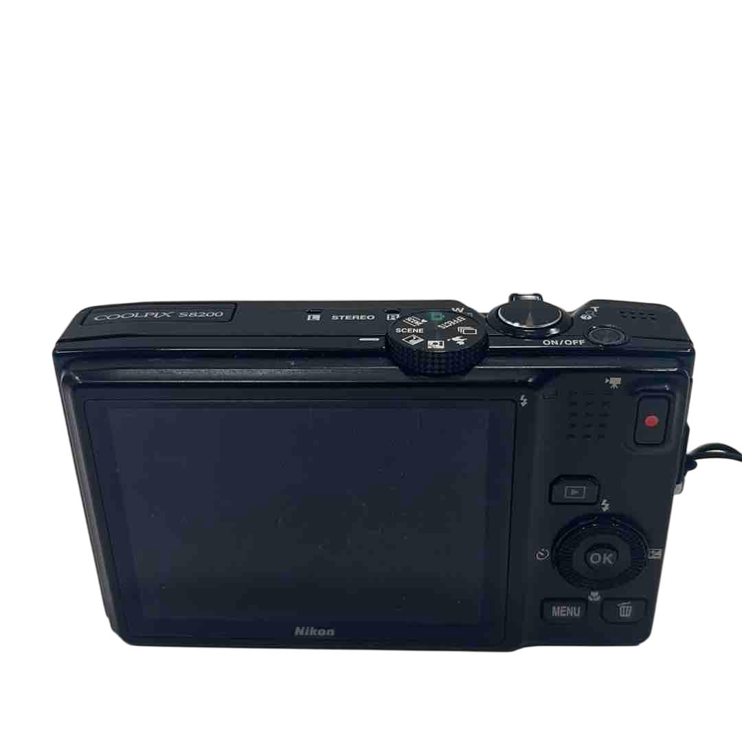 Nikon COOLPIX S8200 16.1MP Digital Camera - Black 1016