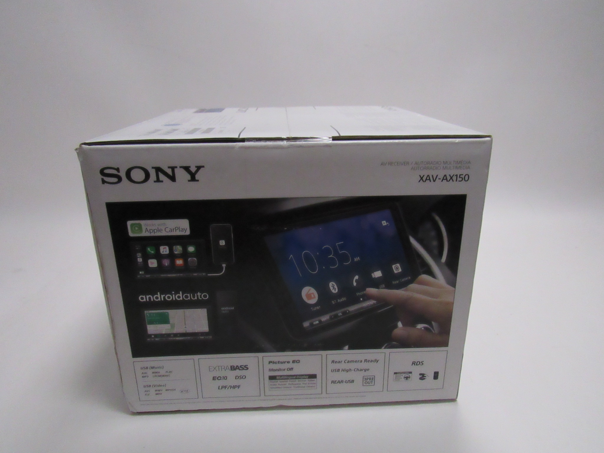 Sony XAVAX150 Digital Media Receiver 6.95" Touch Screen InDash Unit