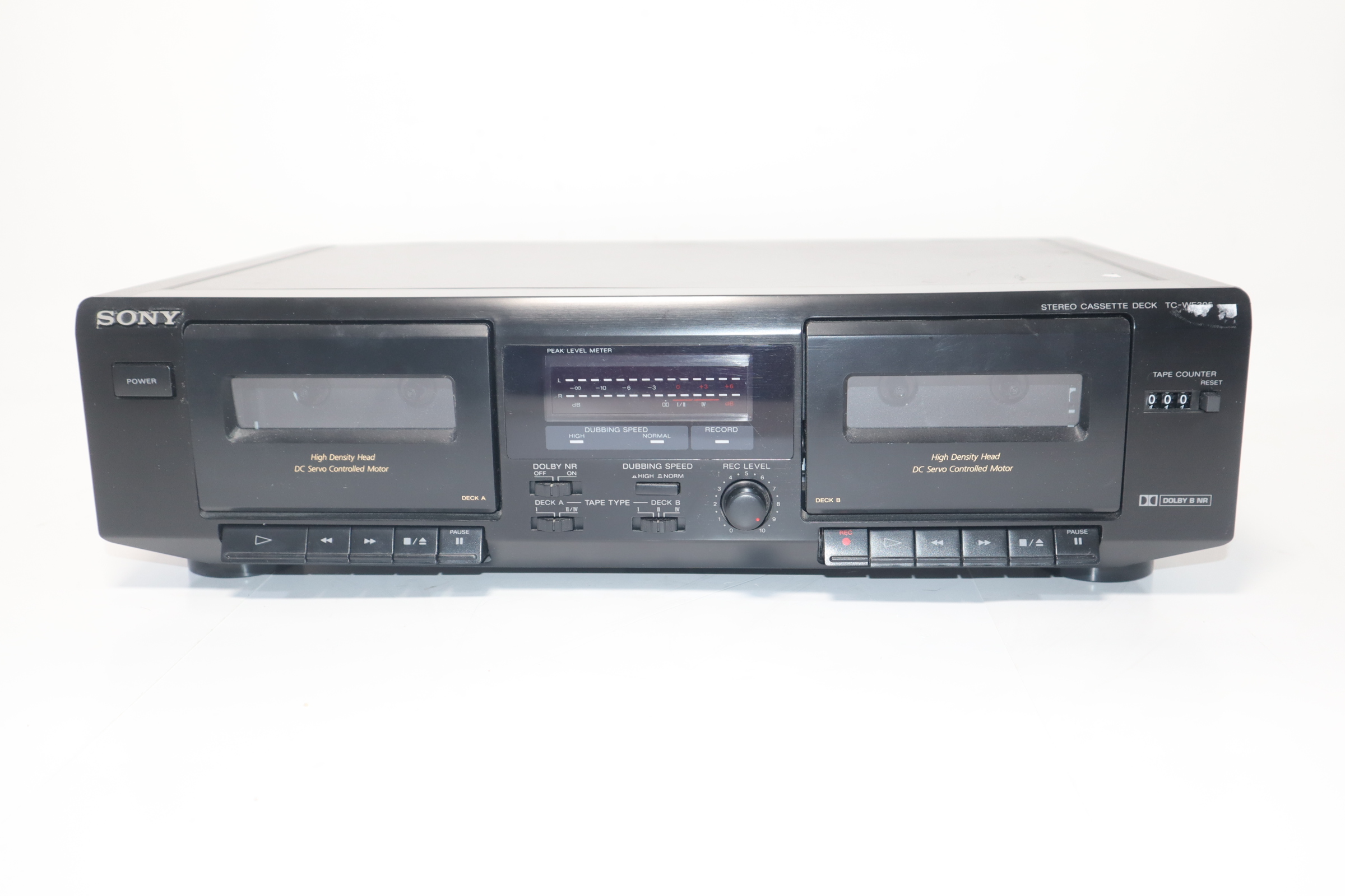 Sony Dual Cassette Deck online Player/Recorder TC-WE305 and stereo cassette deck TC we