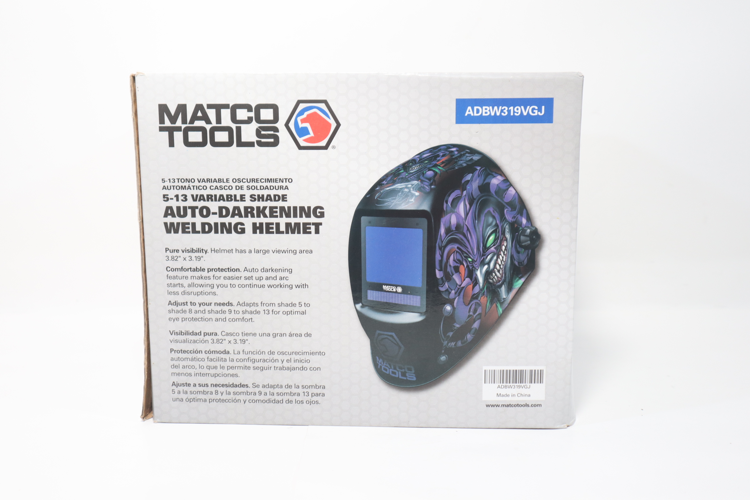 Matco Evil Jester ADBW319VGJ 5-13 Variable Shade Auto Darkening