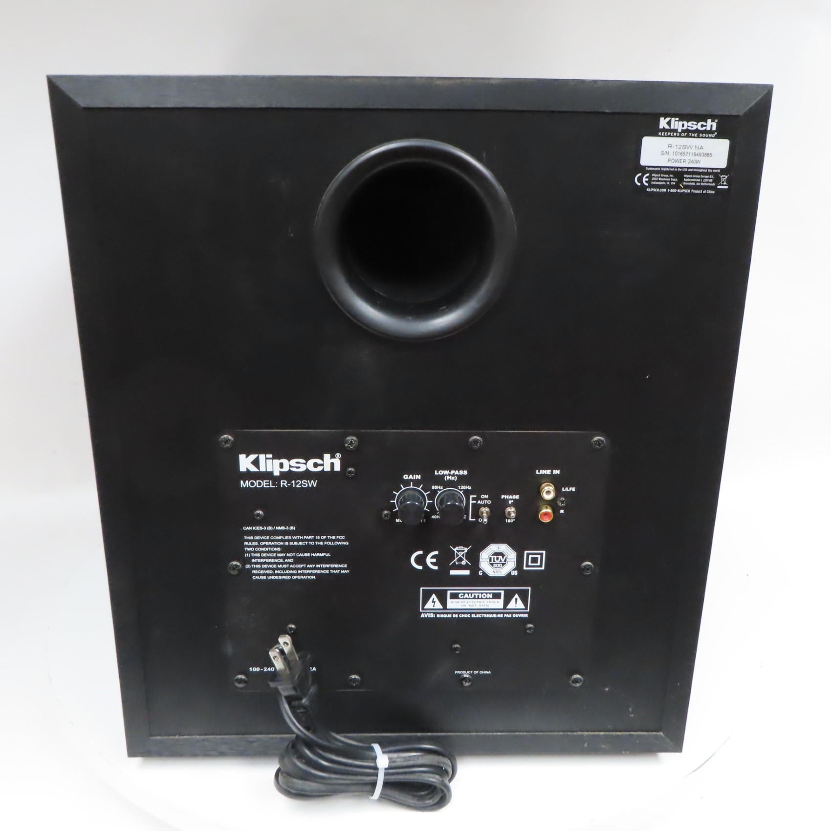 Klipsch R12SWi 12" 200W RMS Reference Wireless Subwoofer (Local Pick
