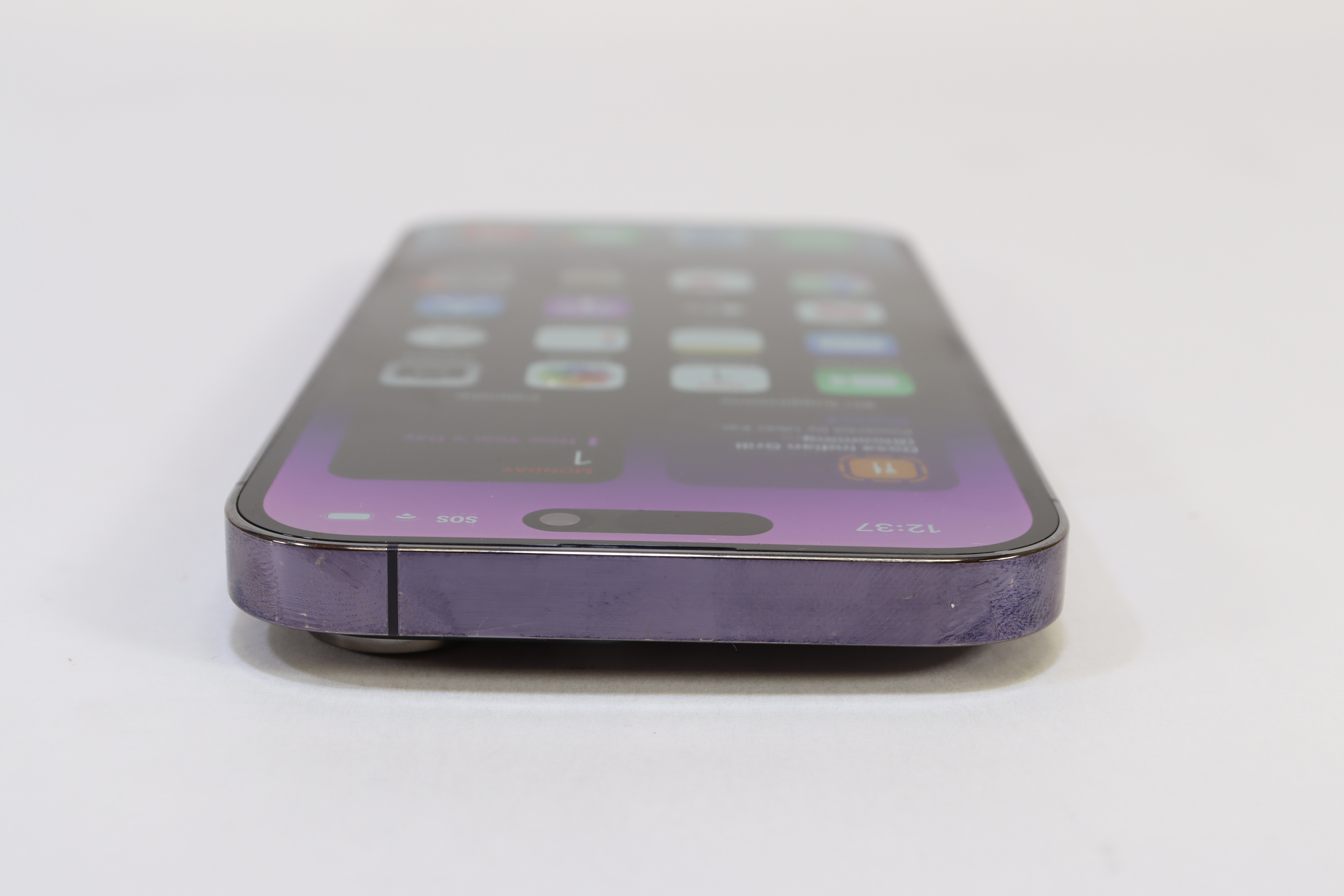 Apple - iPhone 14 Pro 128GB - Deep Purple - Unlocked MQ0E3LL/A