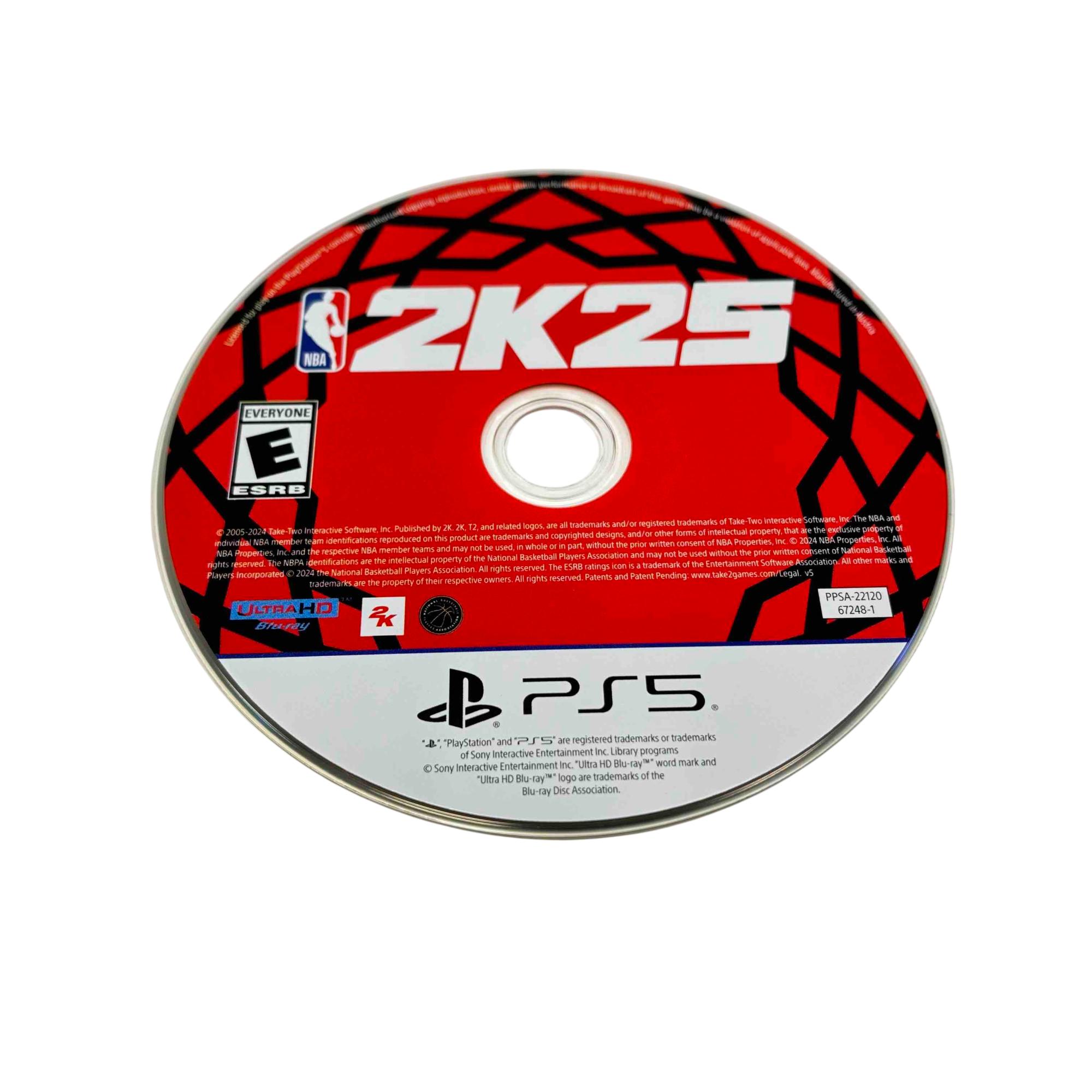 Sony PlayStation 5 NBA 2K25 Video Game 5772