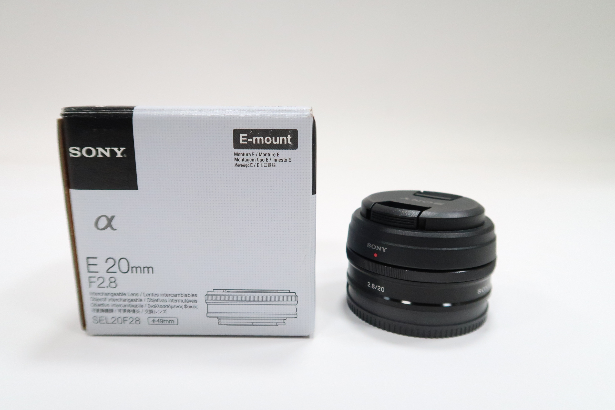 Sony SEL20F28 E 20 mm F2.8 APS-C Ultra-wide Prime Lens 2194