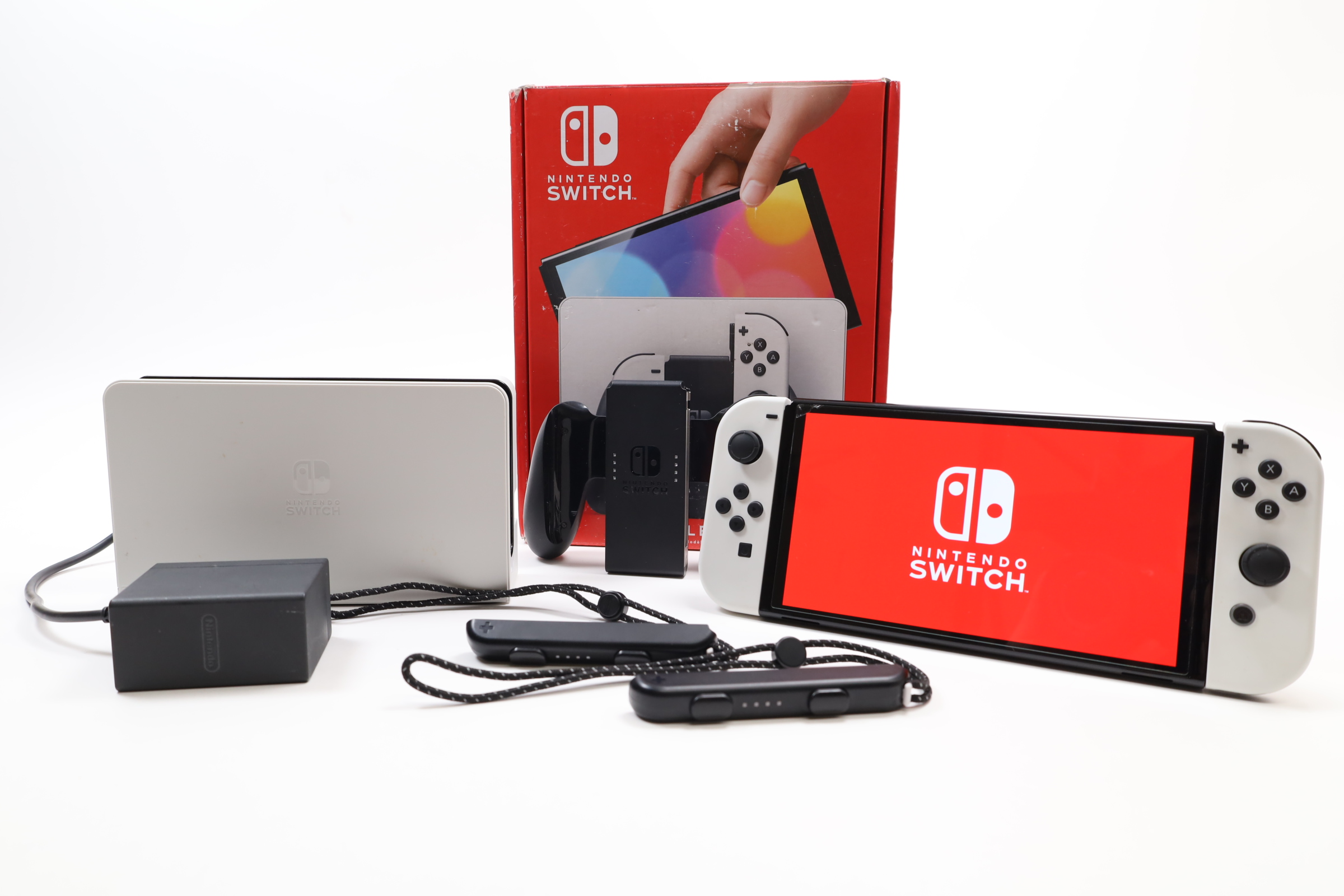 Nintendo Switch OLED HEG-001 64GB Video Game Console - White (5271)