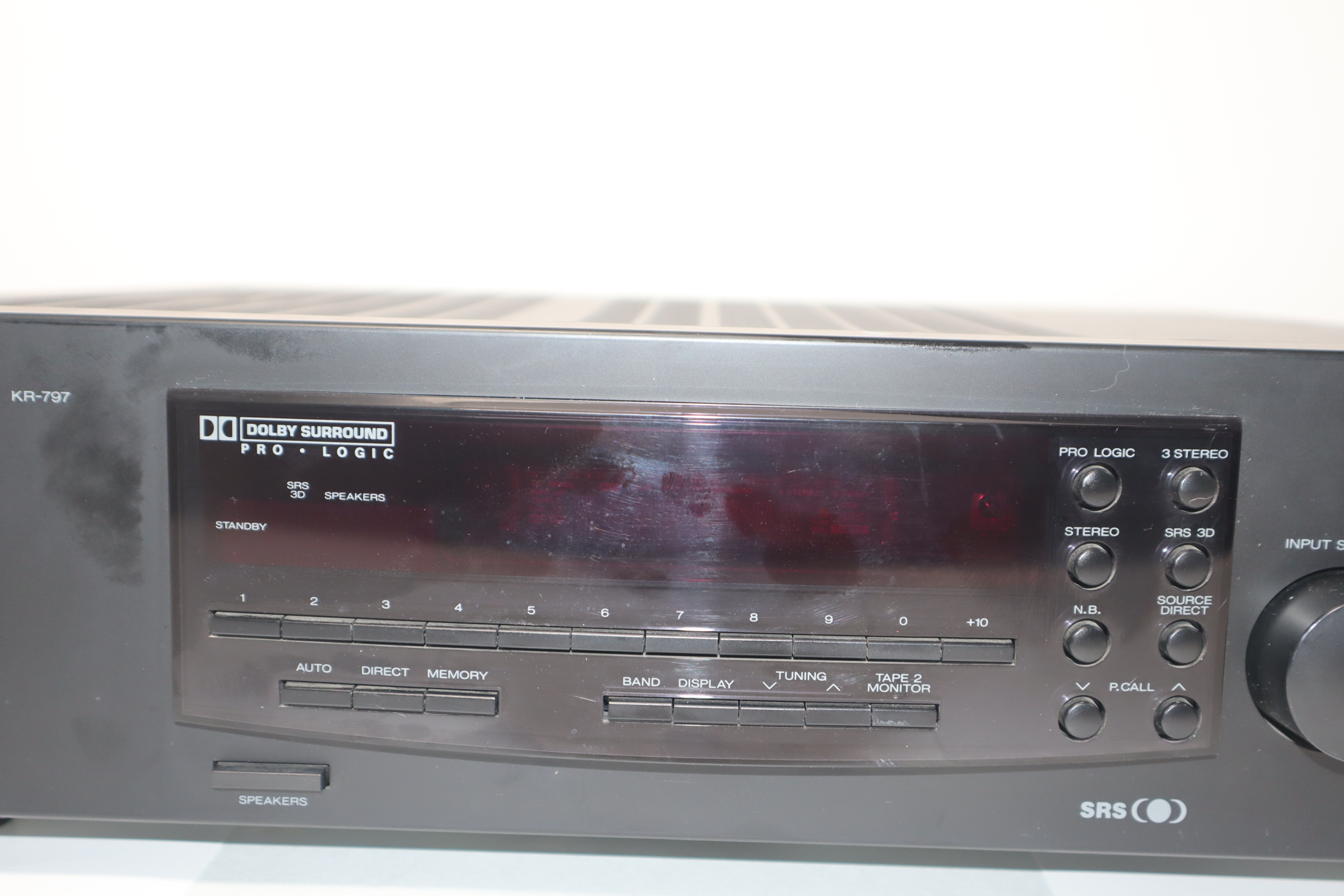 Kenwood KR-797 Black Corded Audio-Video Surround 5.1 Channel AV