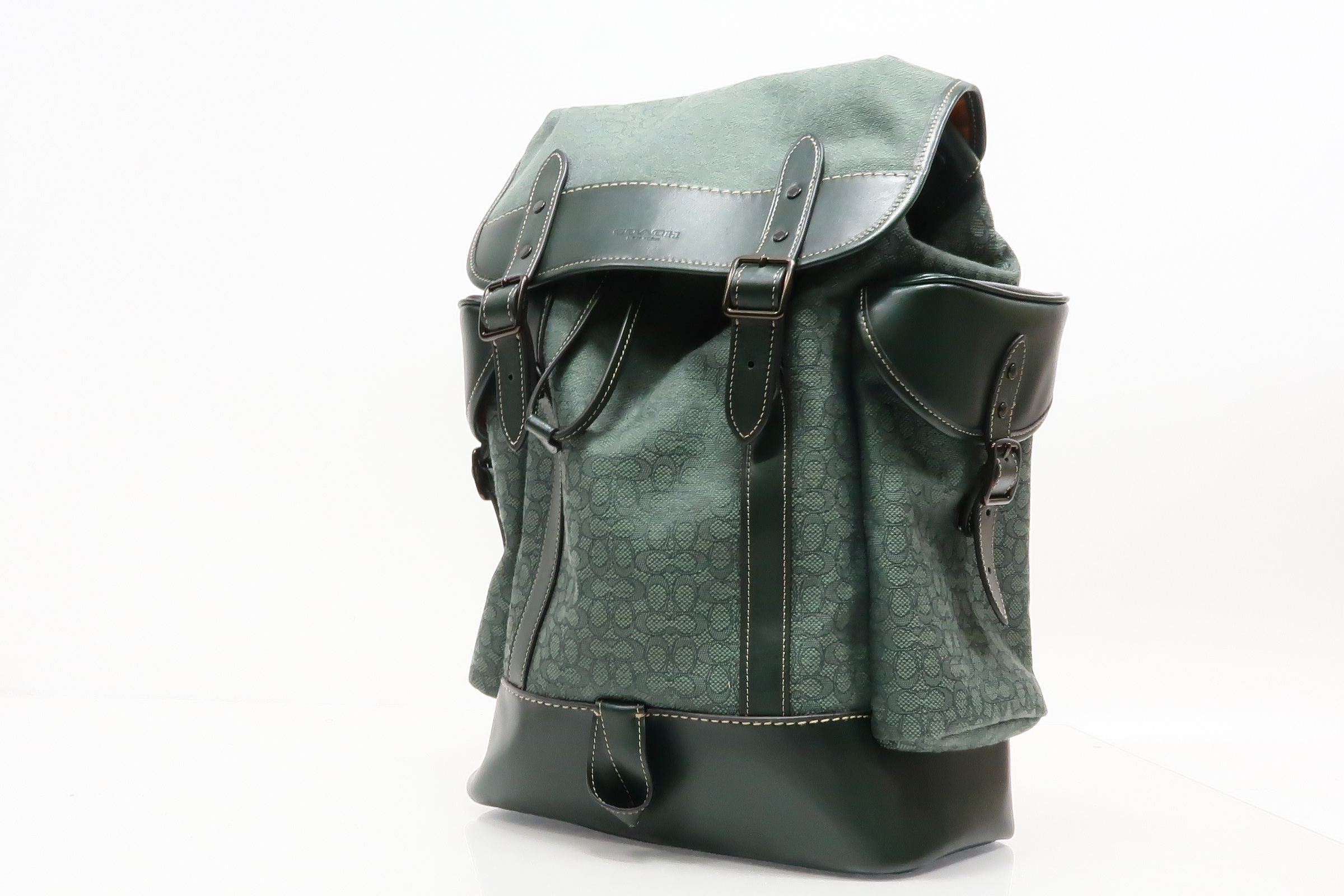 Coach Micro Signature Jacquard Hitch Backpack - F2321-CM387