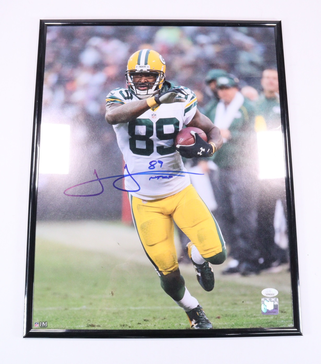 Aaron buy Jones Green Bay Packers Signed 8x10 - JSA COA