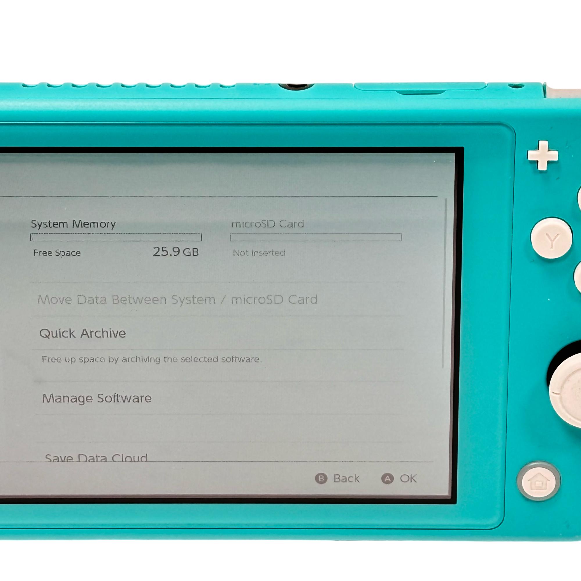 Nintendo Switch Lite HDH-001 Handheld Video Game System Turquoise 0921