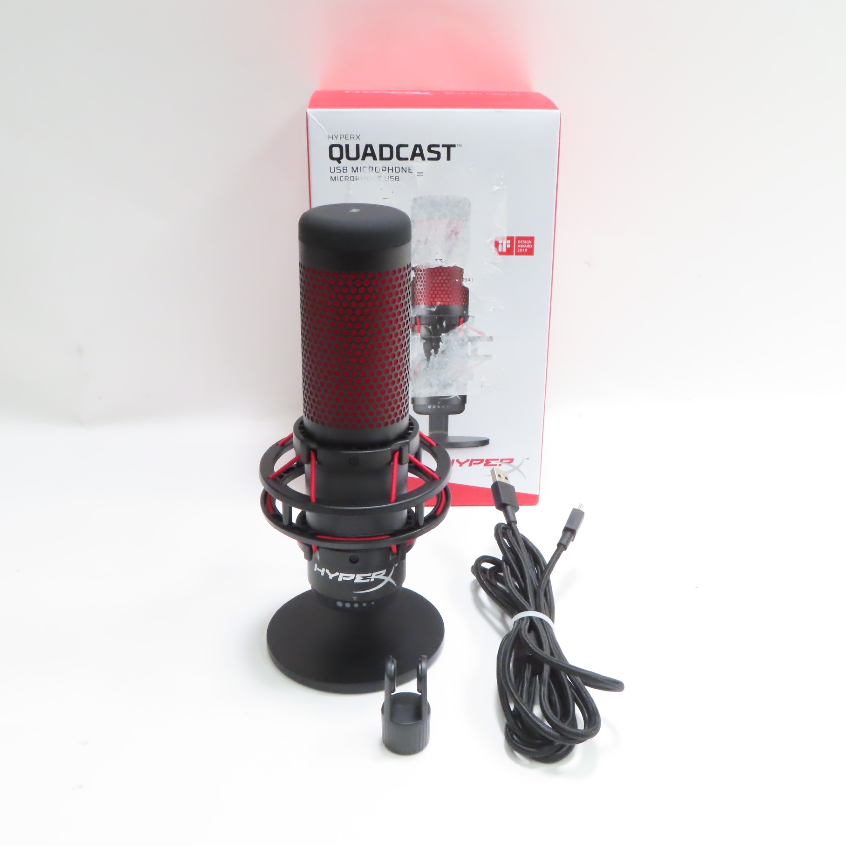 Kingston HX-MICQC-BK HyperX Quadcast USB Condenser Gaming