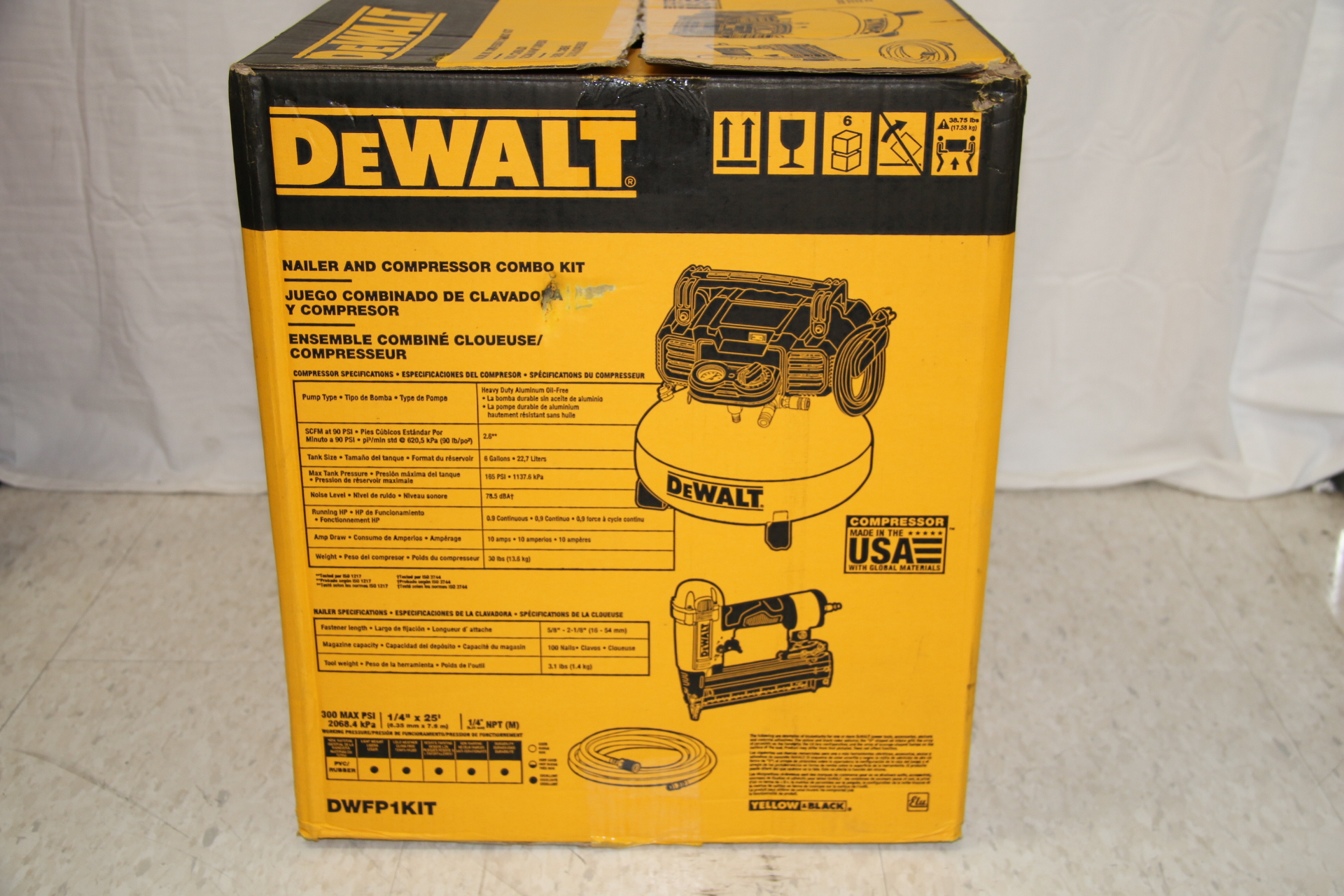 DeWalt DWFP1KIT Nailer & Compressor Combo Kit Local Pick Up Only