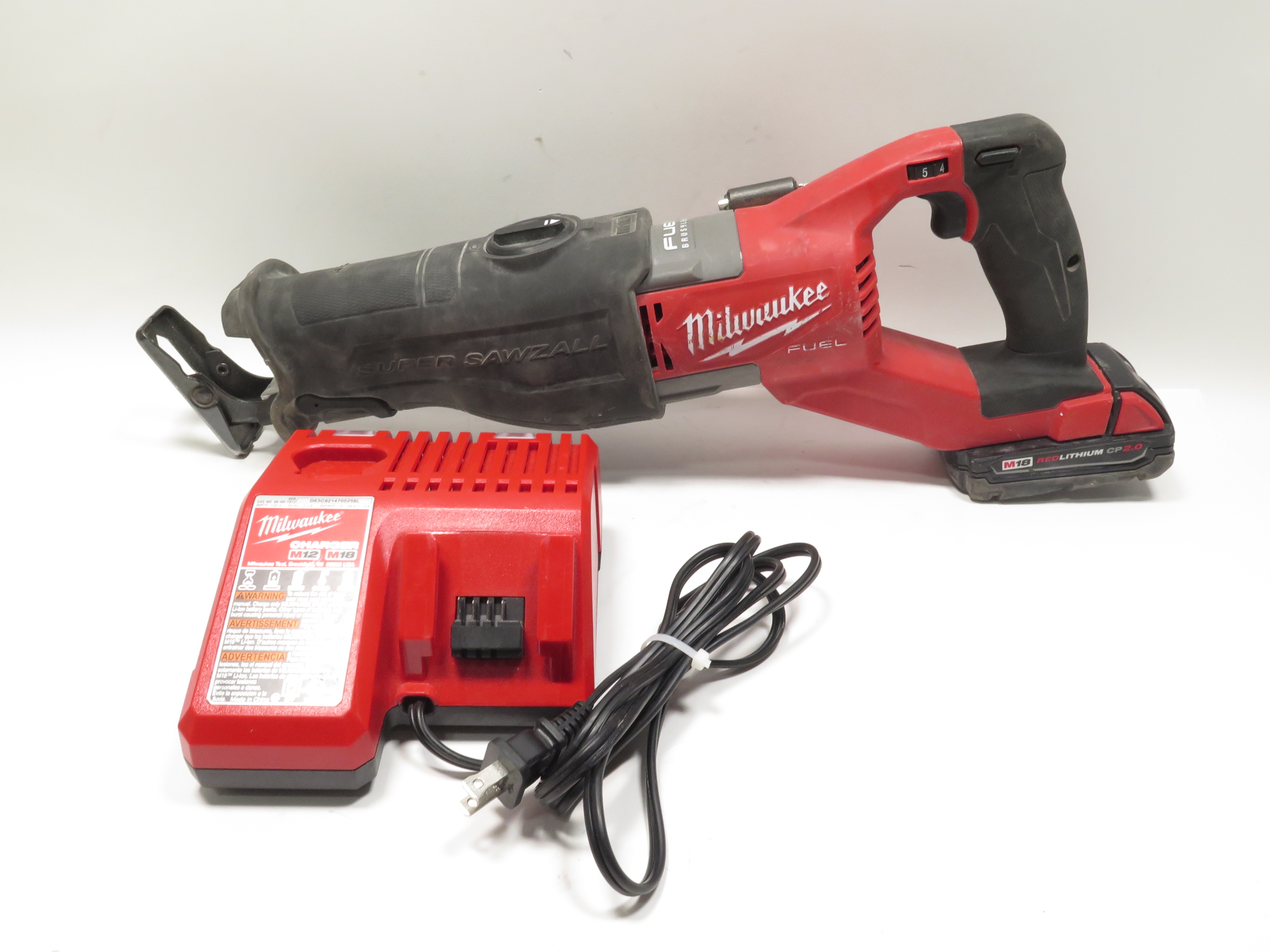 Milwaukee 272220 18V Brushless Super SAWZALL Orbital Reciprocating Saw
