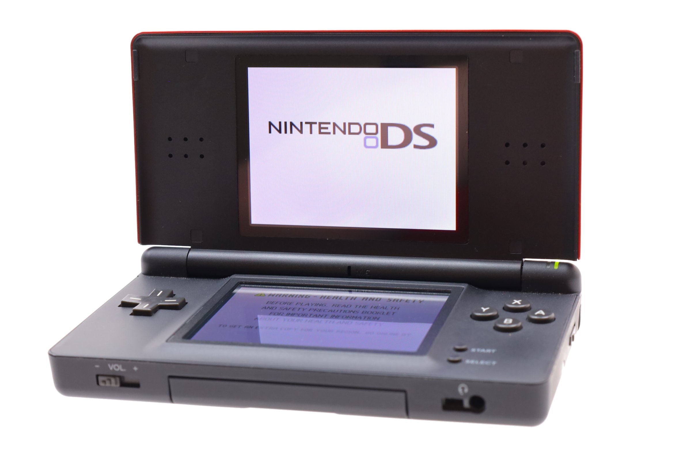 Nintendo DS Lite USG-001 Dual-Screen Portable Gaming System - Red (9802)
