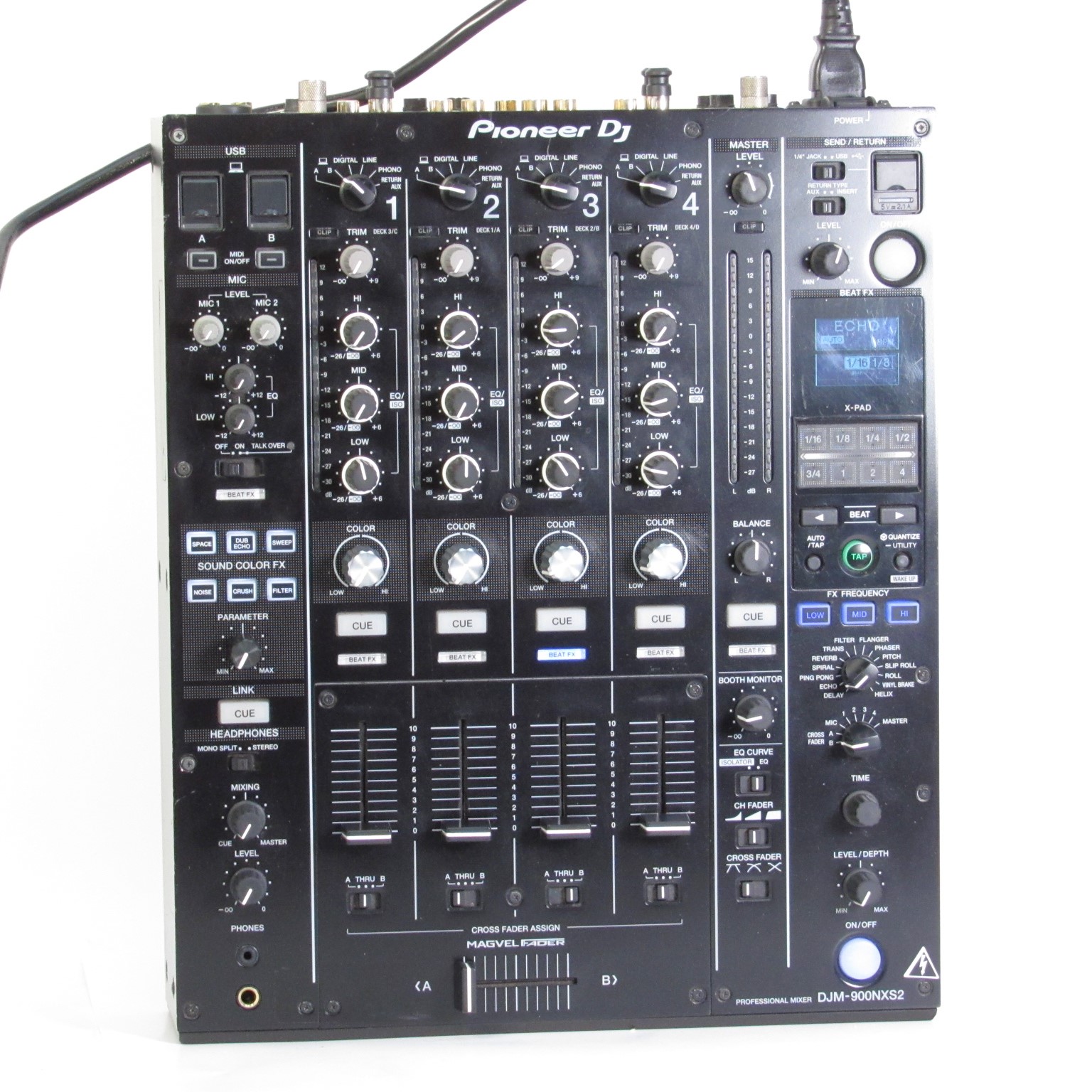 Pioneer DJM-900NXS2 4-Channel Professional DJ Mixer