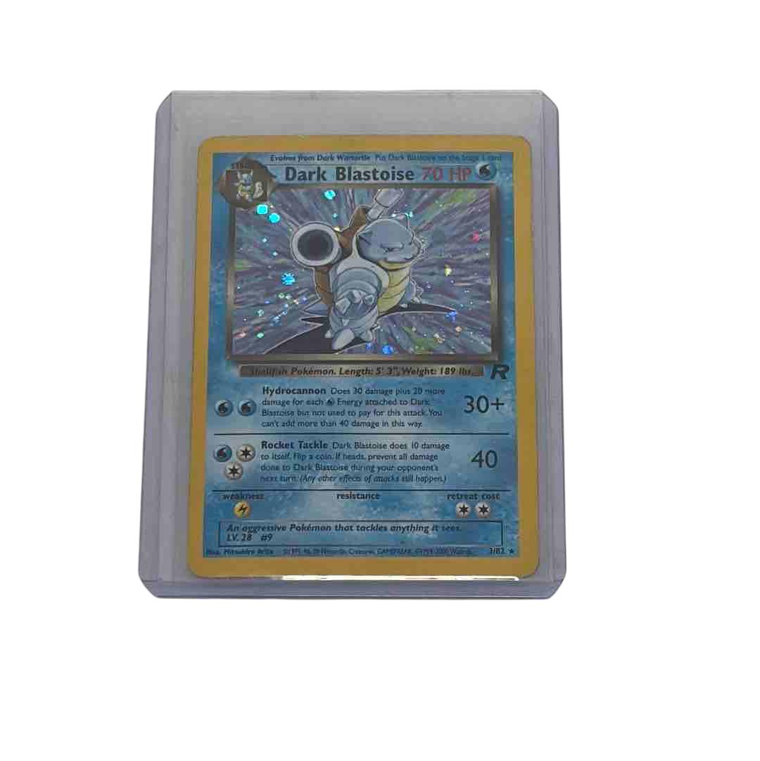 Dark Blastoise Pokemon Card – Japanese Team Rocket #009 – Vintage Holo – Near Mint Condition