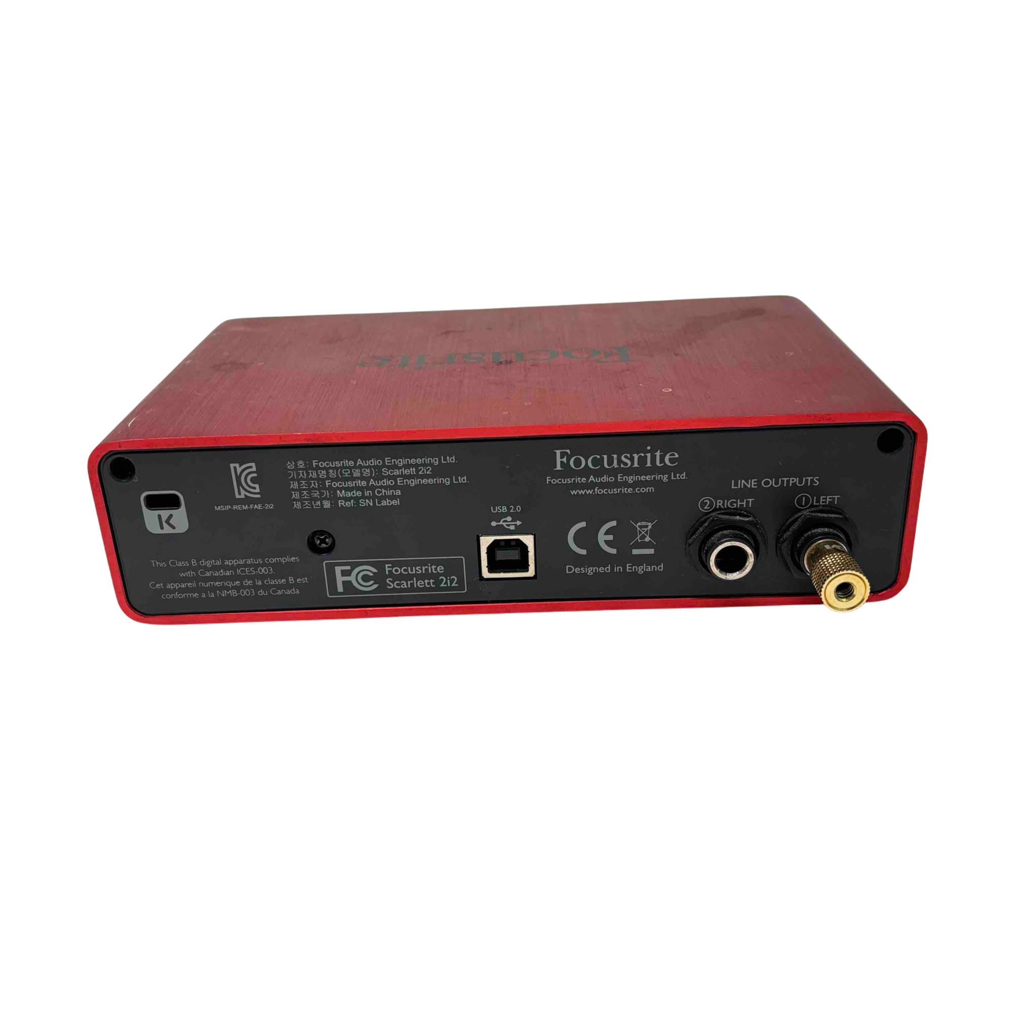Focusrite Scarlett 2i2 2nd Gen 20Hz - 20kHz Compact USB