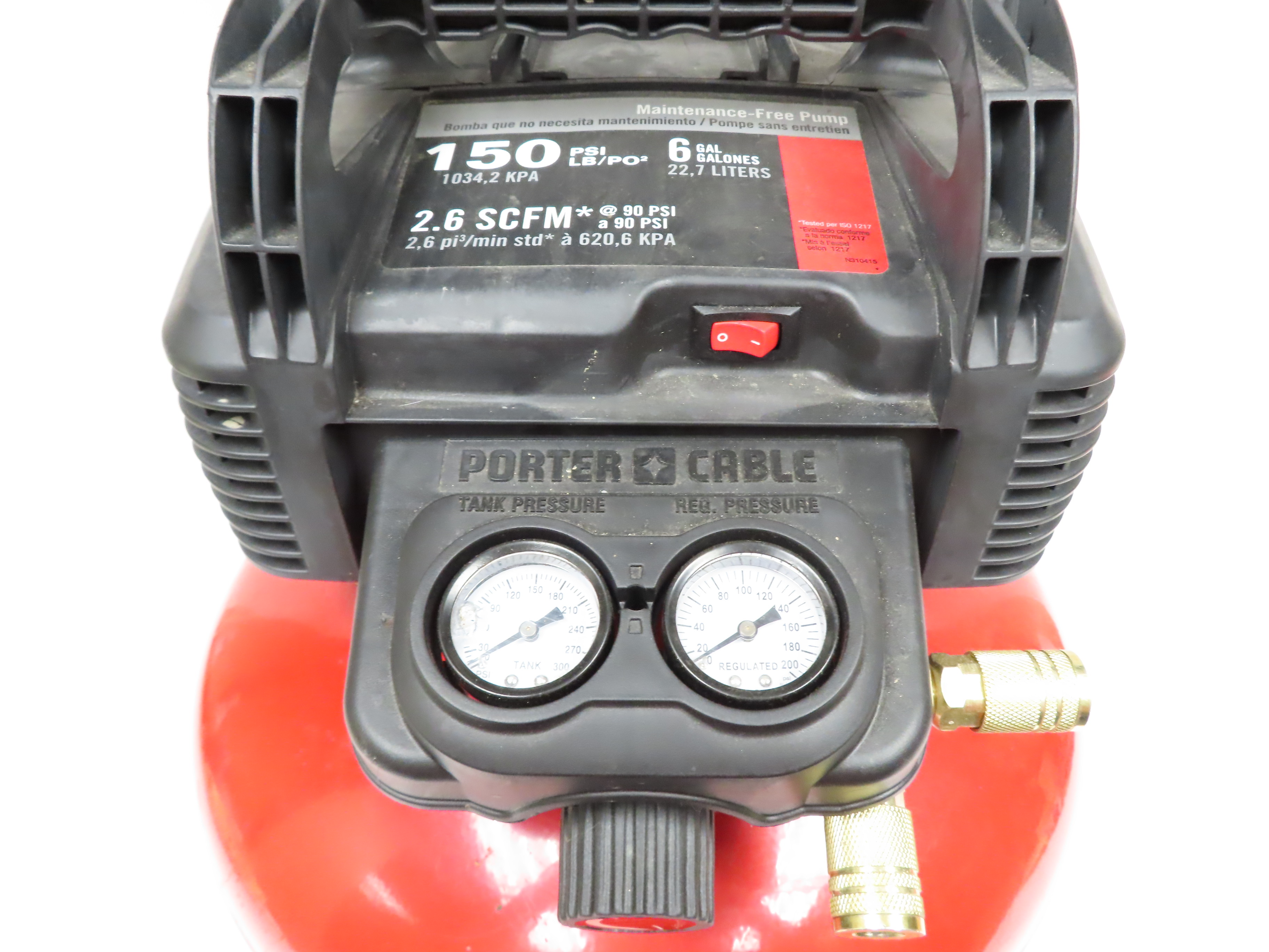 Porter Cable N310415 6 Gal. 150 PSI Portable Air Compressor (Local Pick