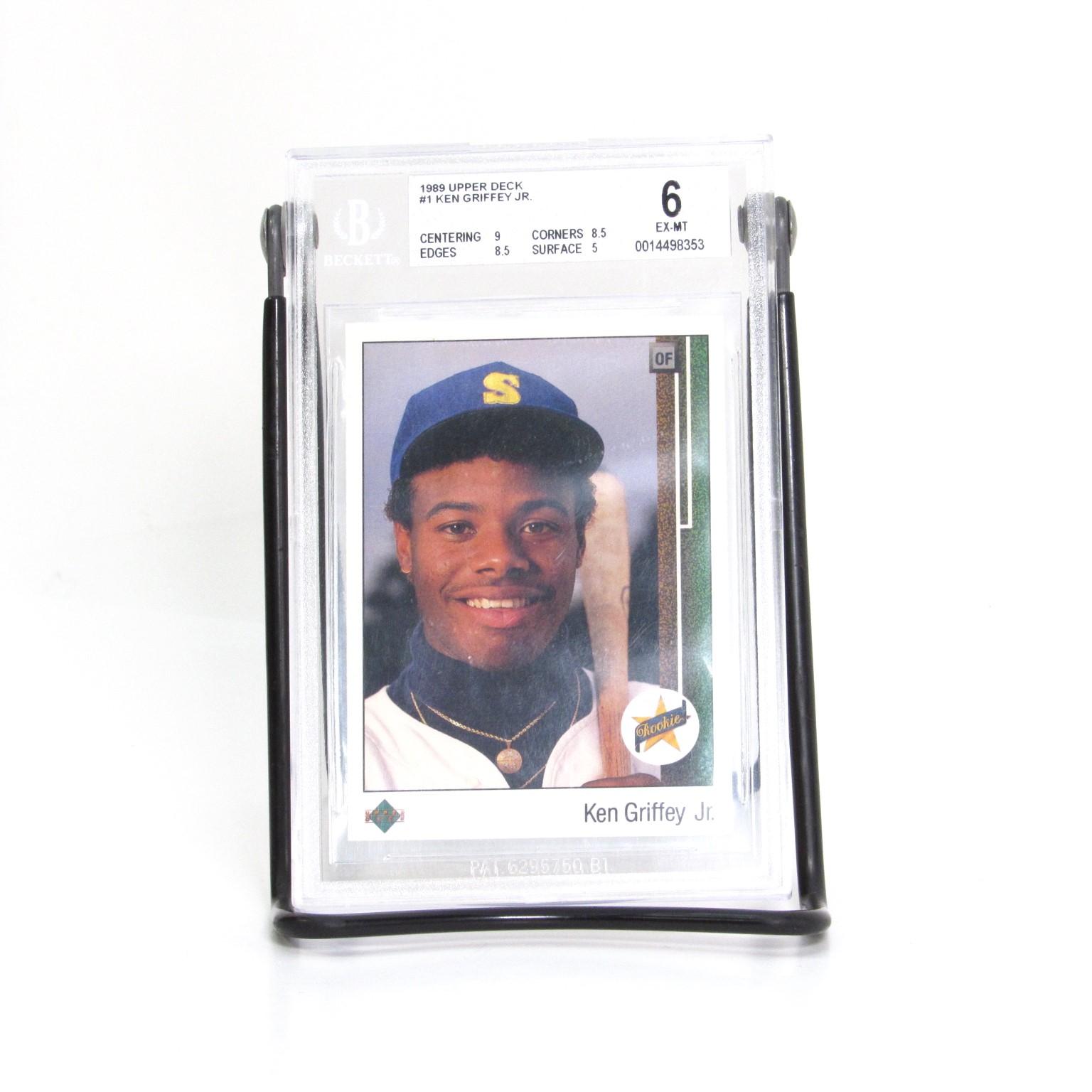 1989 Upper Deck Ken Griffey Jr Rookie Baseball Card outlet Graded 8.5