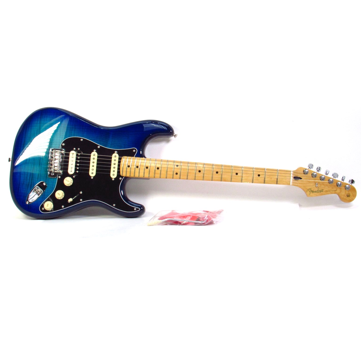 Fender LE Player Stratocaster HSS Plus Top RH Burst Blue Mexico Electric  Guitar