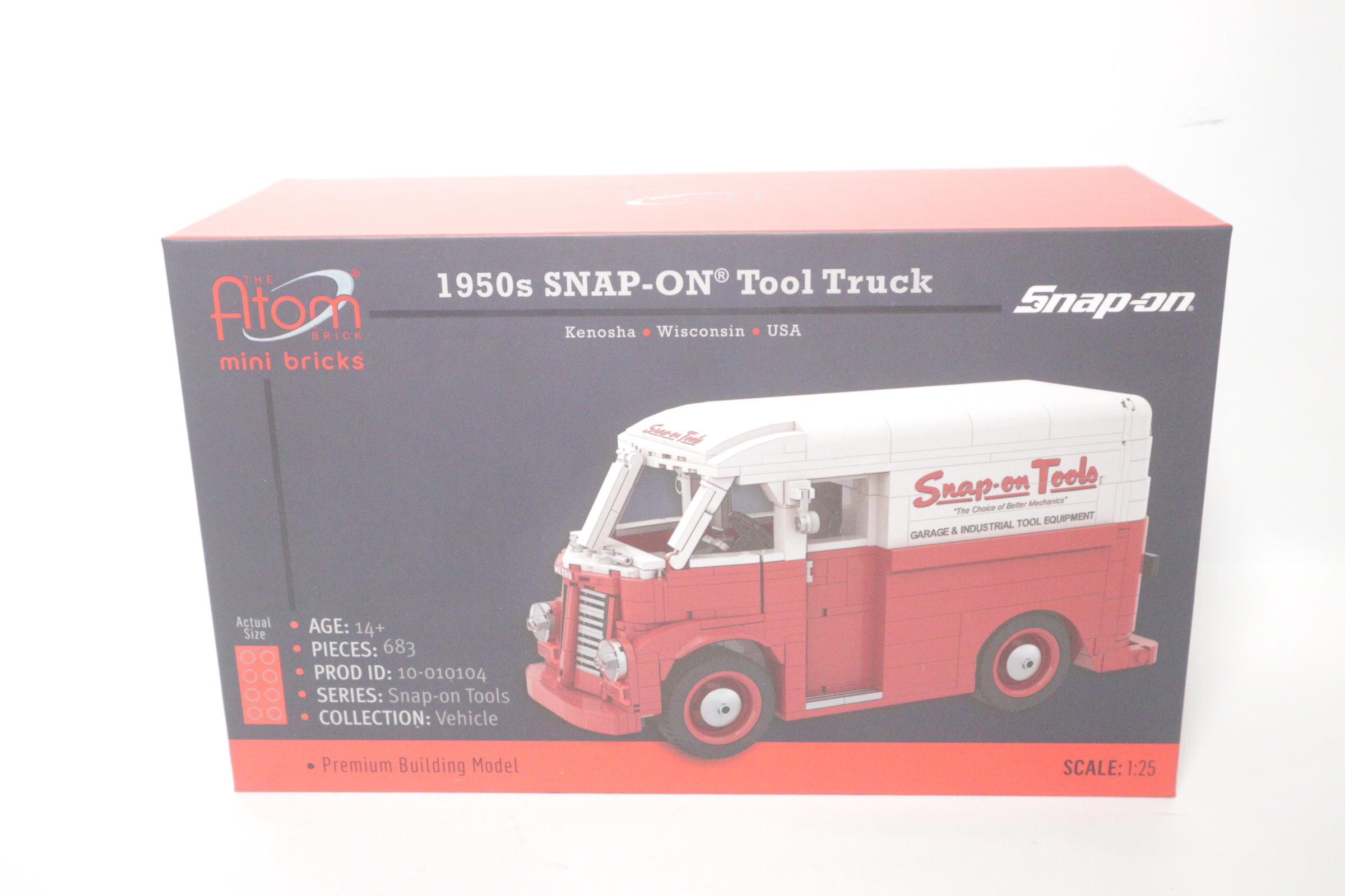 1950s SNAP-ON Tool Truck スナップオン　アトムブロック 1950s スナップオン Tool Truck ATOM BRICK 1:25 - メルカリ
