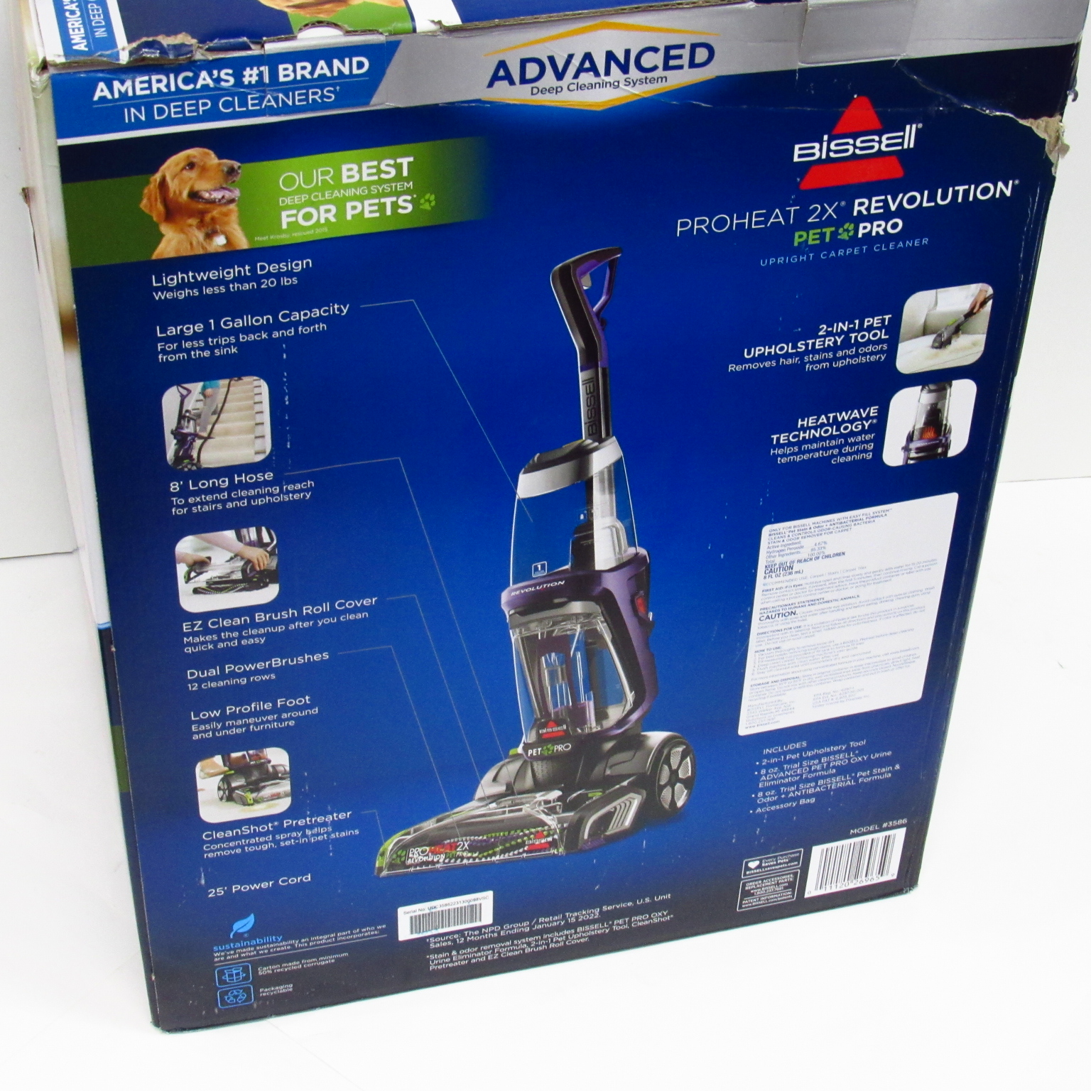 Bissell 3586 ProHeat 2x Revolution Pet Pro Carpet Cleaner Local Pick