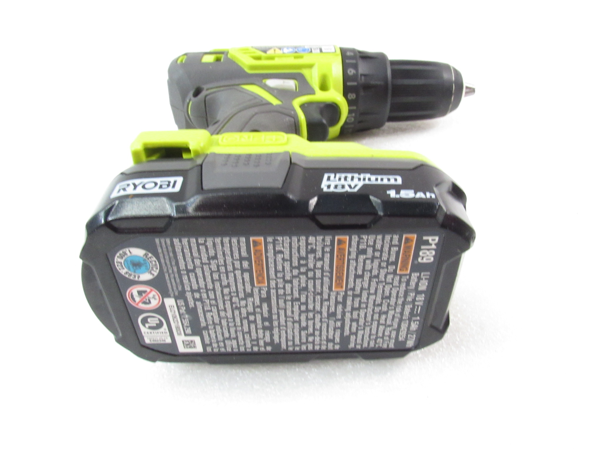 Ryobi P215 18-Volt ONE+ Lithium-Ion 1/2-Inch Compact VSR Drill/Driver
