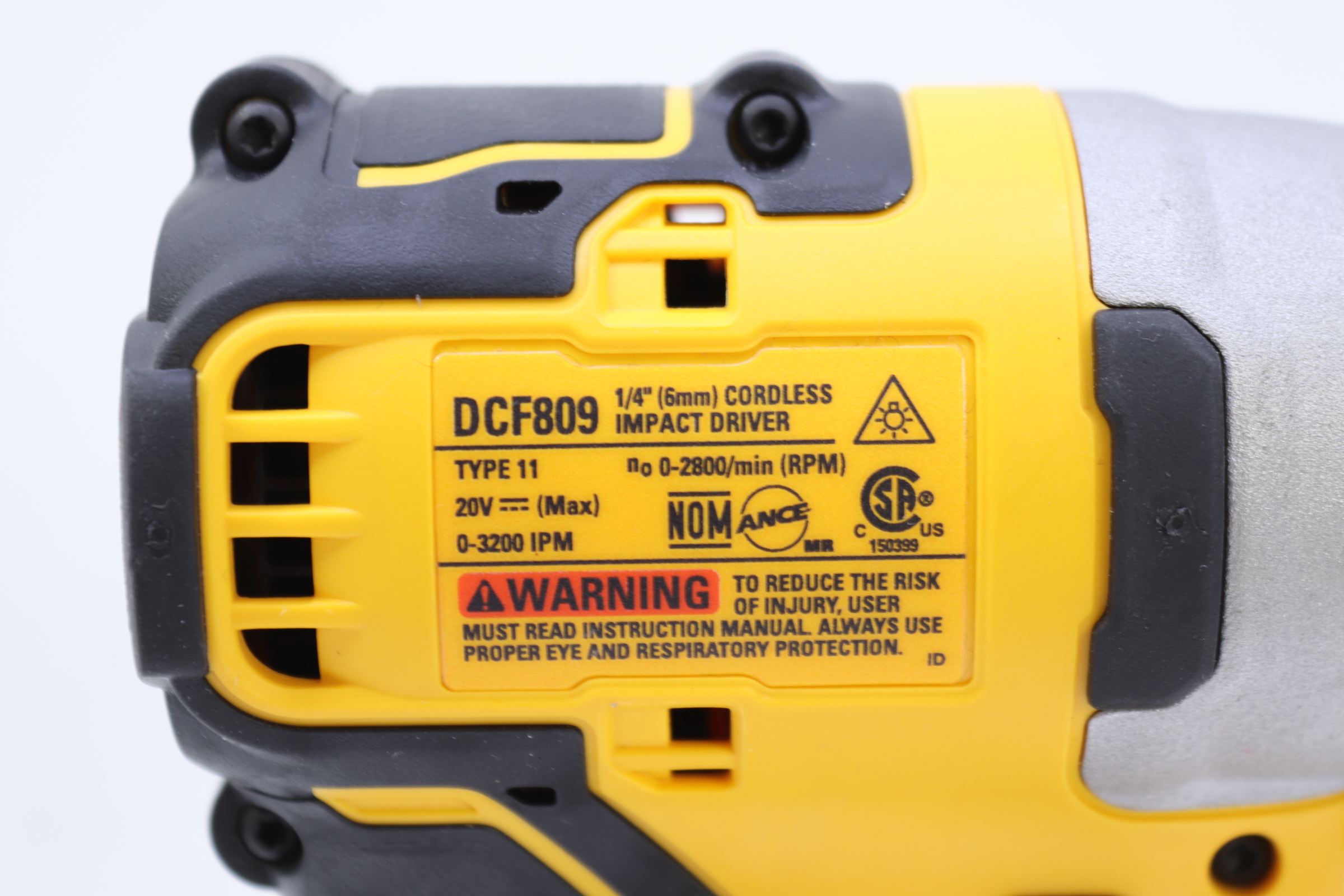 DeWalt DCF809 ATOMIC 20V MAX Brushless Compact 1/4