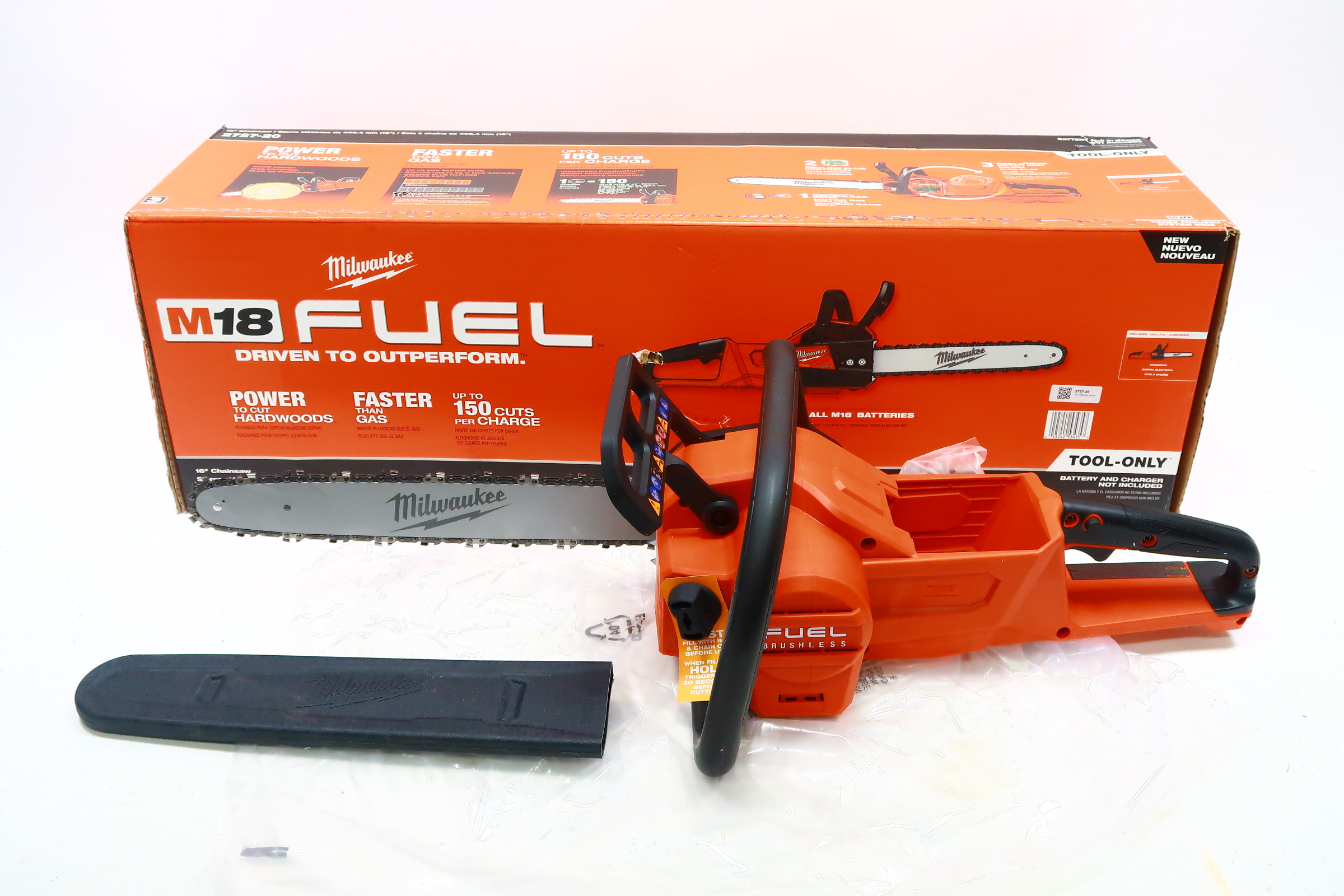 Milwaukee M18 FUEL 14" Cordless Chainsaw (Bare Tool) – Model 2727-20C, Ergonomic