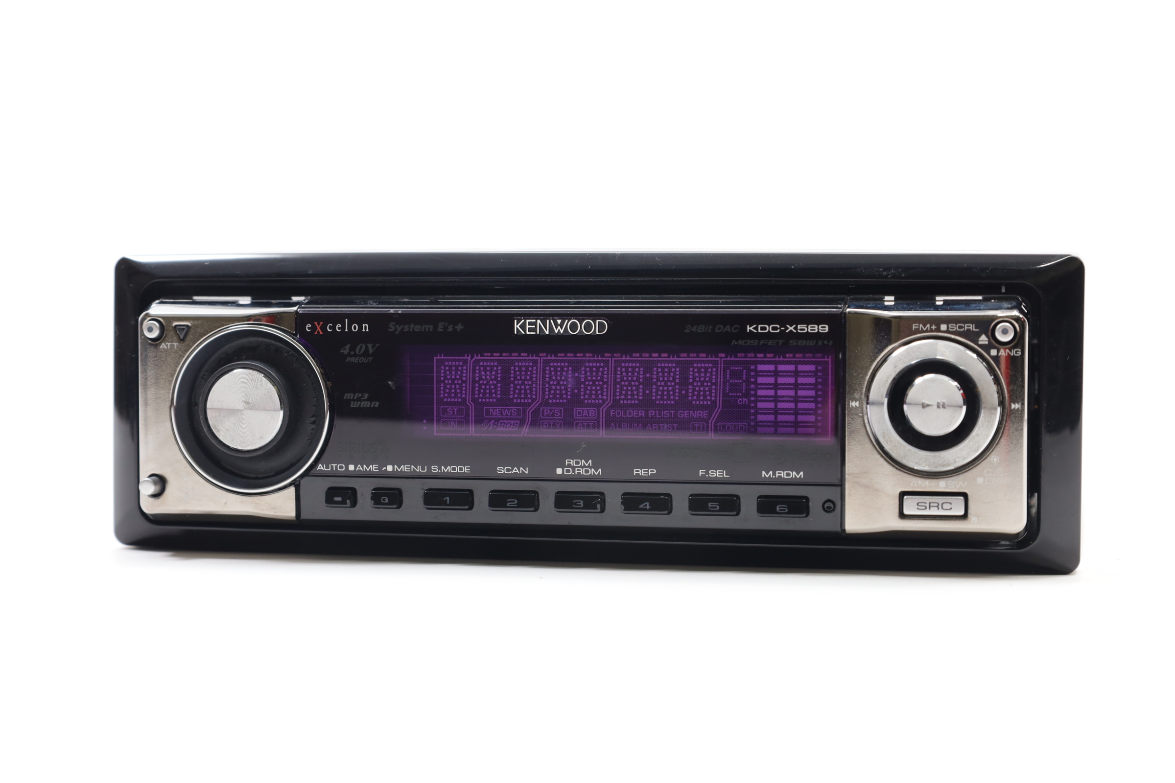 Kenwood Excelon KDC-X589 Single-DIN Car CD Receiver