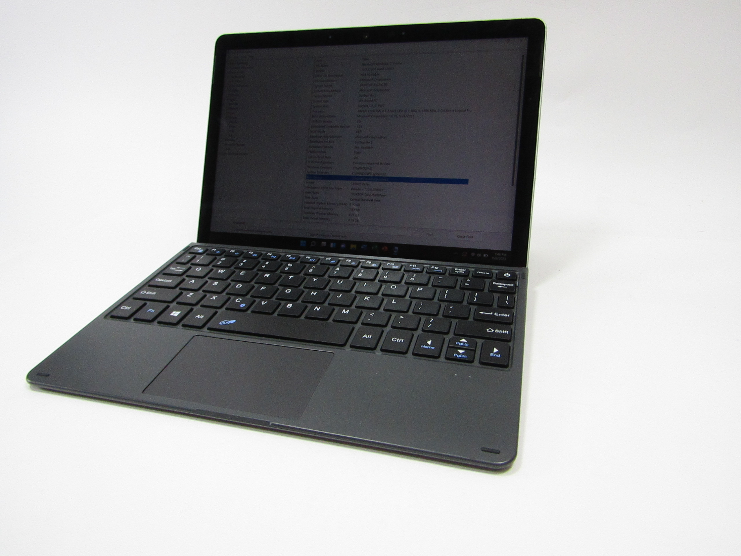 Microsoft 1927 Surface Go 2 Win 11 Core m3-8100Y 1.10GHz 8GB Ram