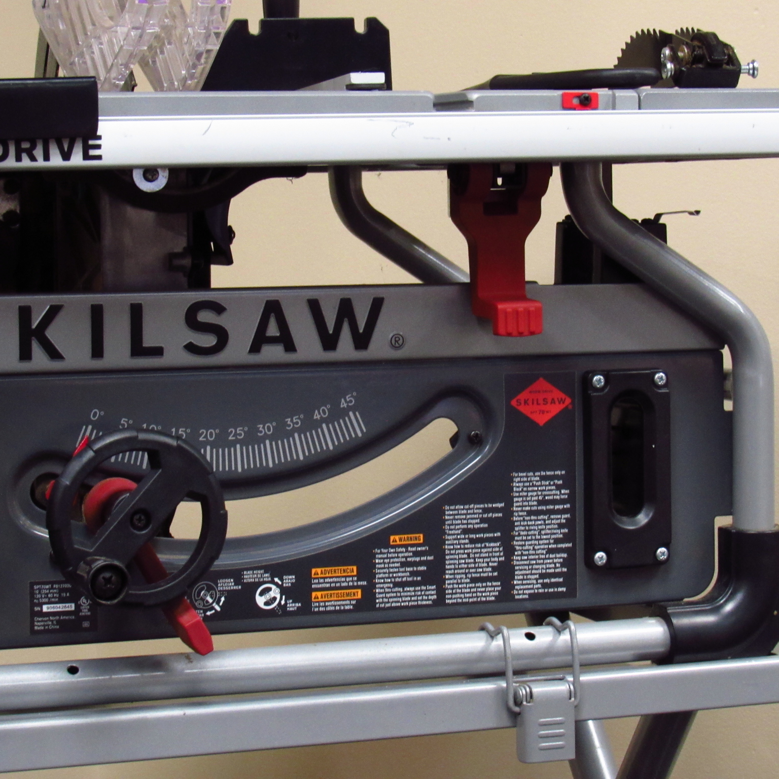 Skil SPT70WT 10'' Worm Drive Table Saw & SPTA70WTST Stand Local Pick