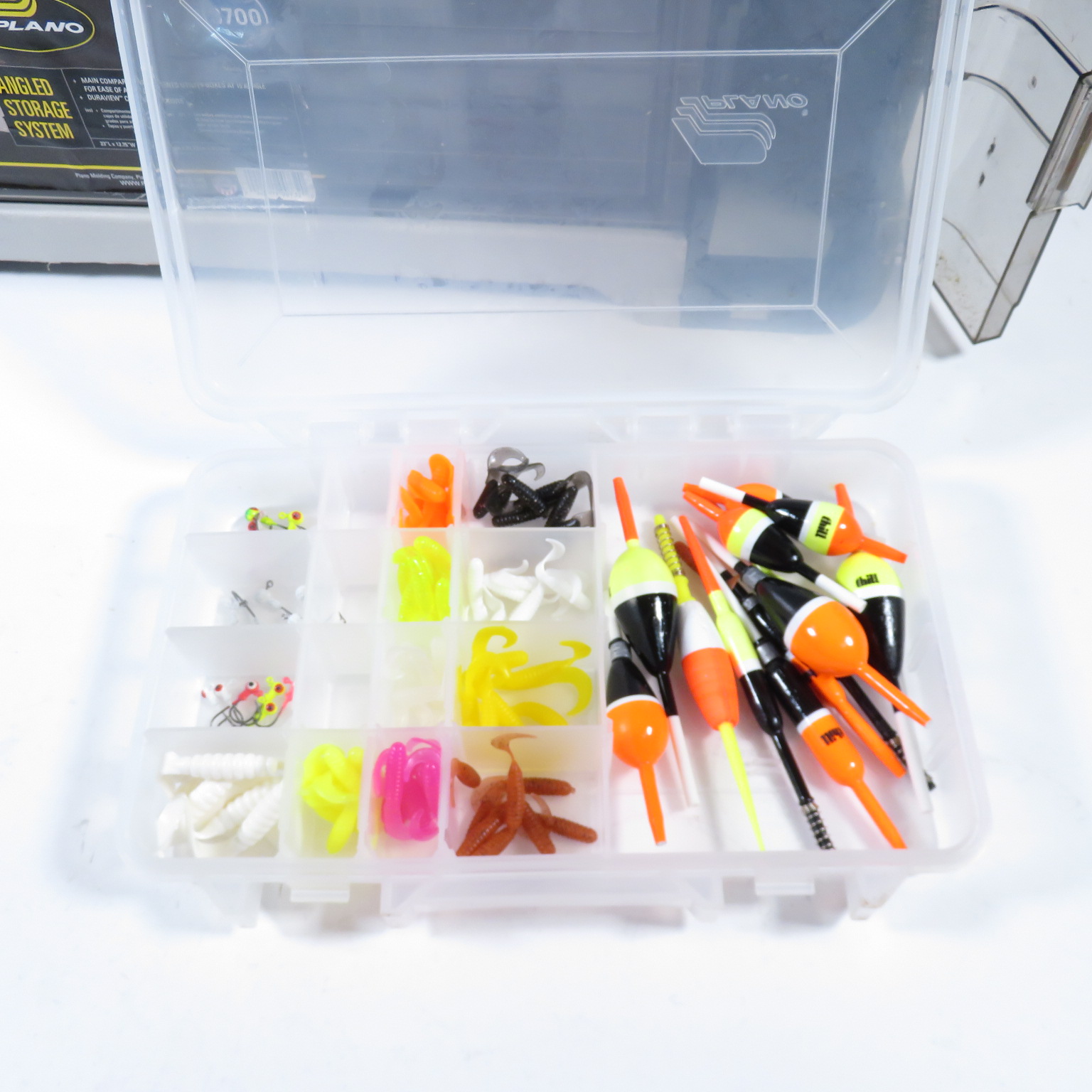 Assorted Freshwater Fishing Tackle Bundle w/ Storage Box