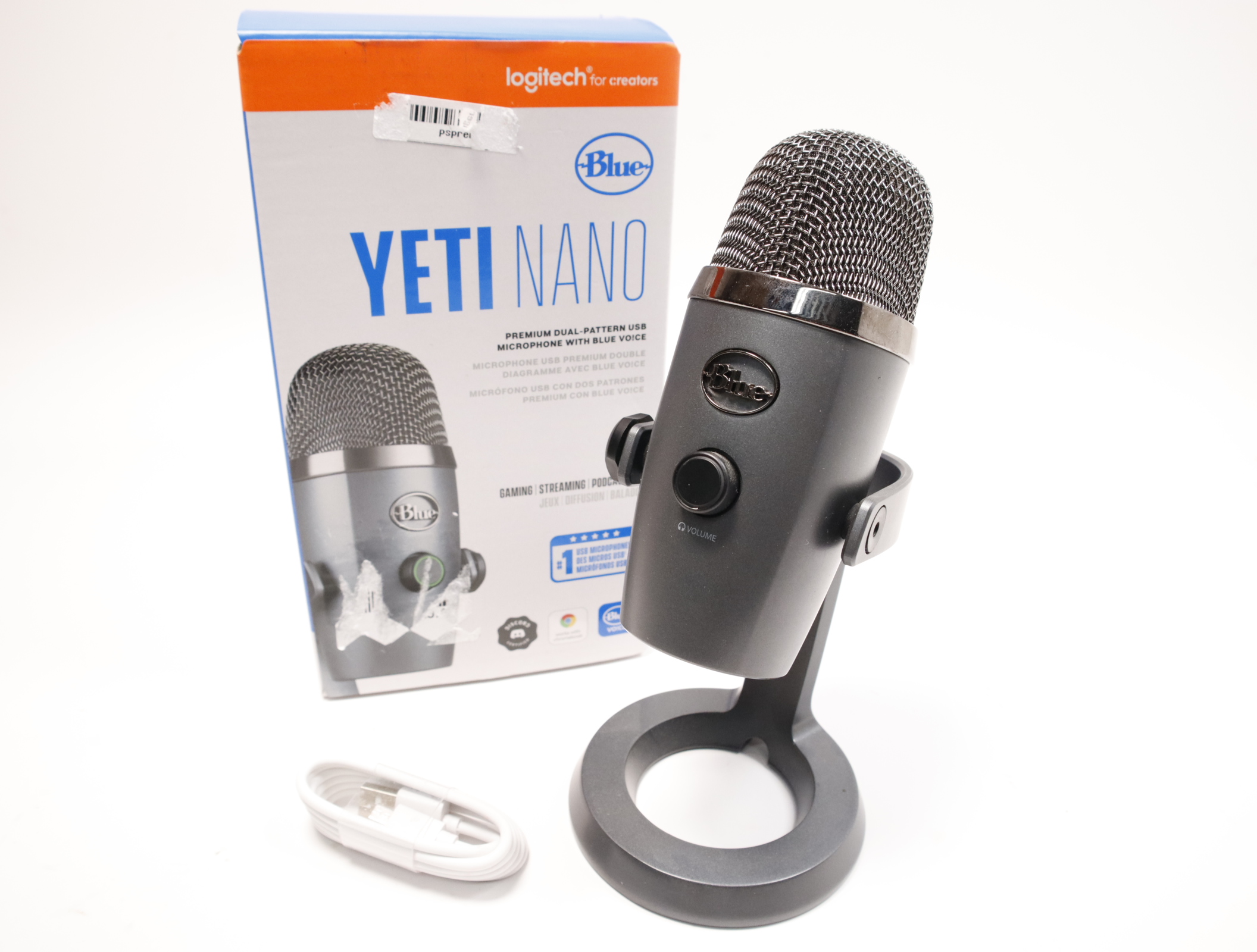 Blue Microphone Yeti Nano Premium Dual-Pattern USB Microphone