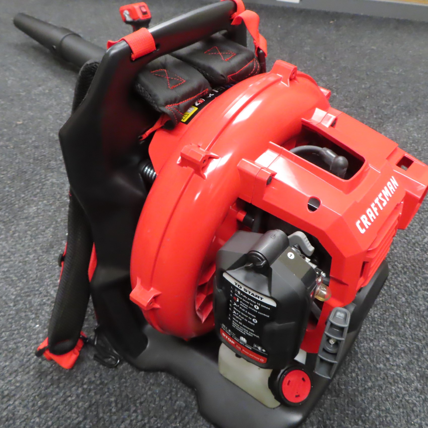 Craftsman BP510 51cc 2Cycle GasPowered Backpack Leaf Blower (PickUp