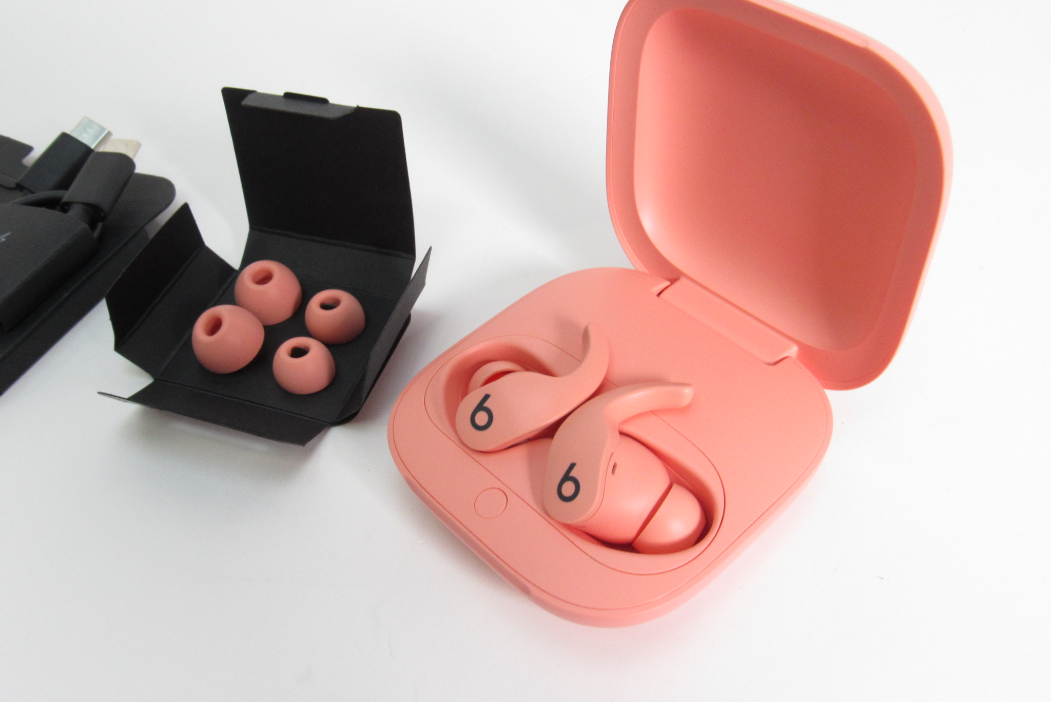 Beats Fit Pro MPLJ3LL/A Wireless Bluetooth In-Ear Earbuds - Coral Pink