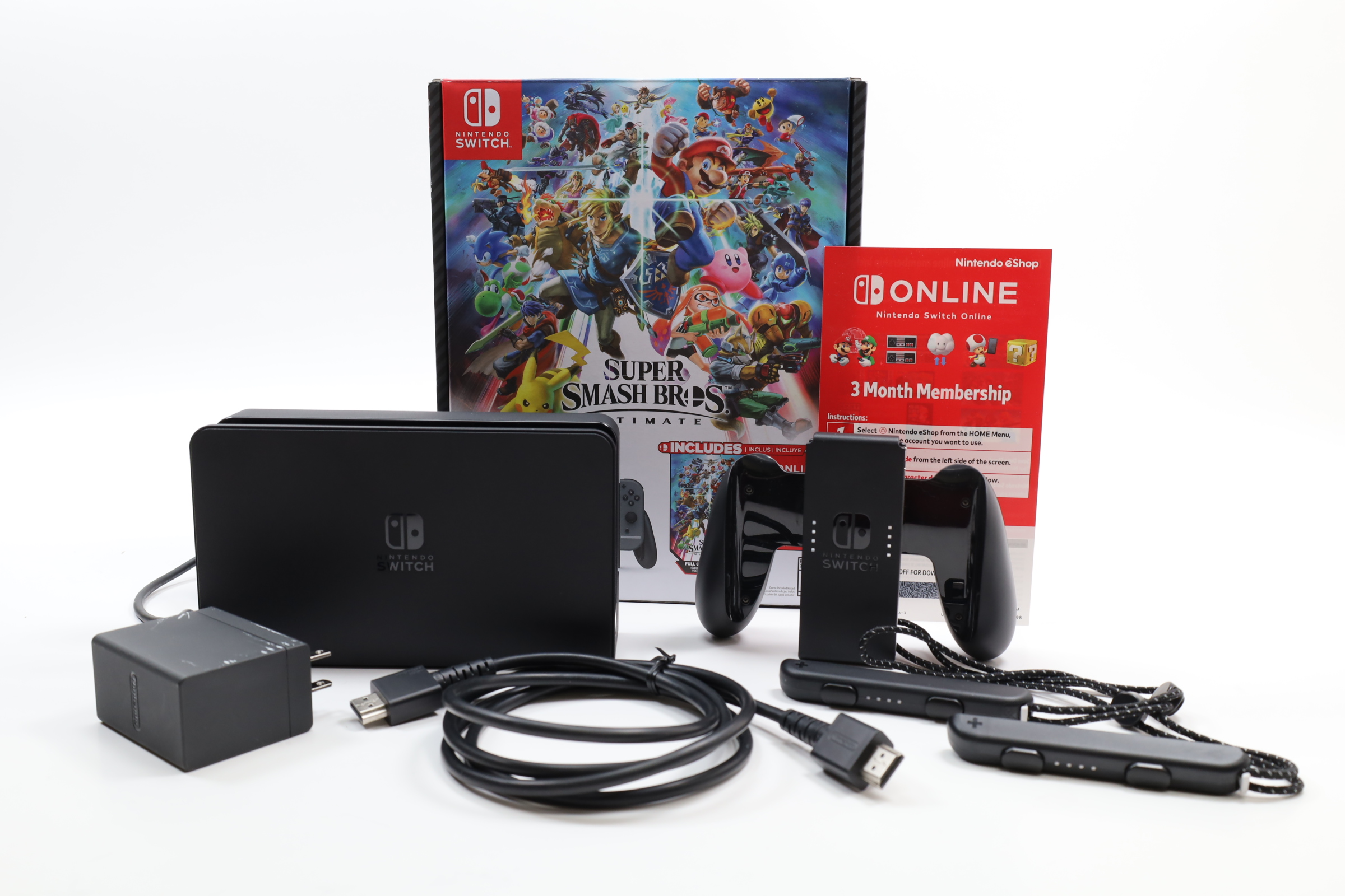 Nintendo Switch OLED 64GB HEG-001 Video Game Console - Super Smash