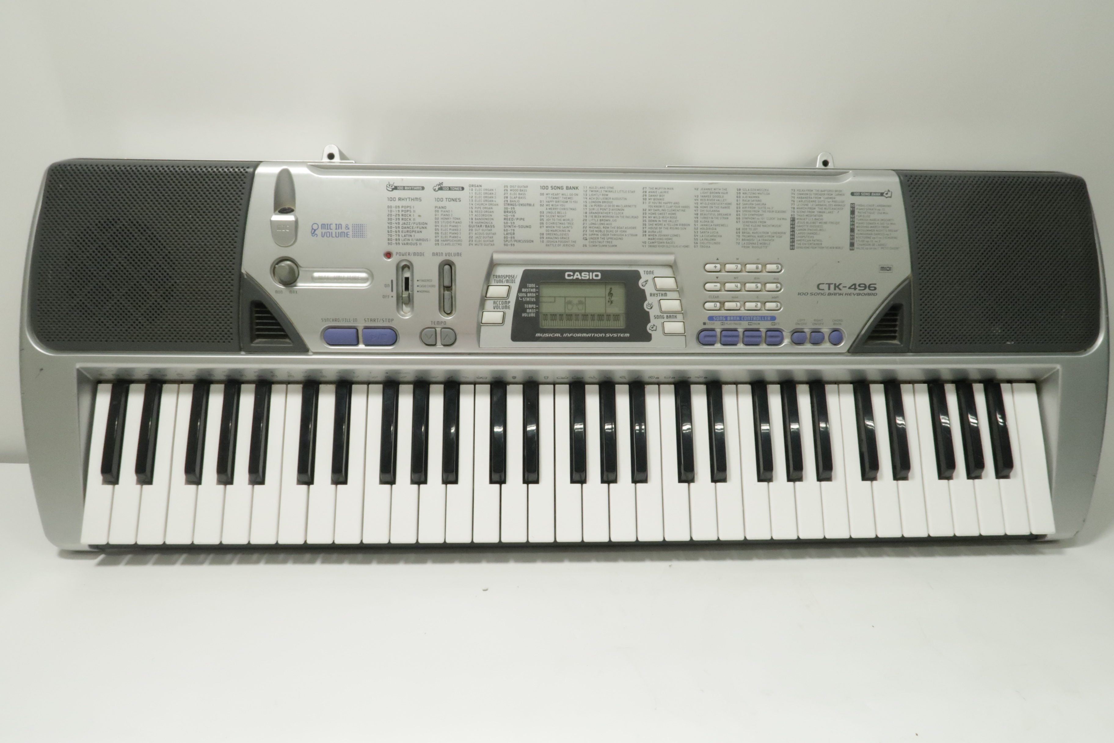 dramatisk Det Avenue Casio CTK-496 Electronic Keyboard (Local Pickup Only)