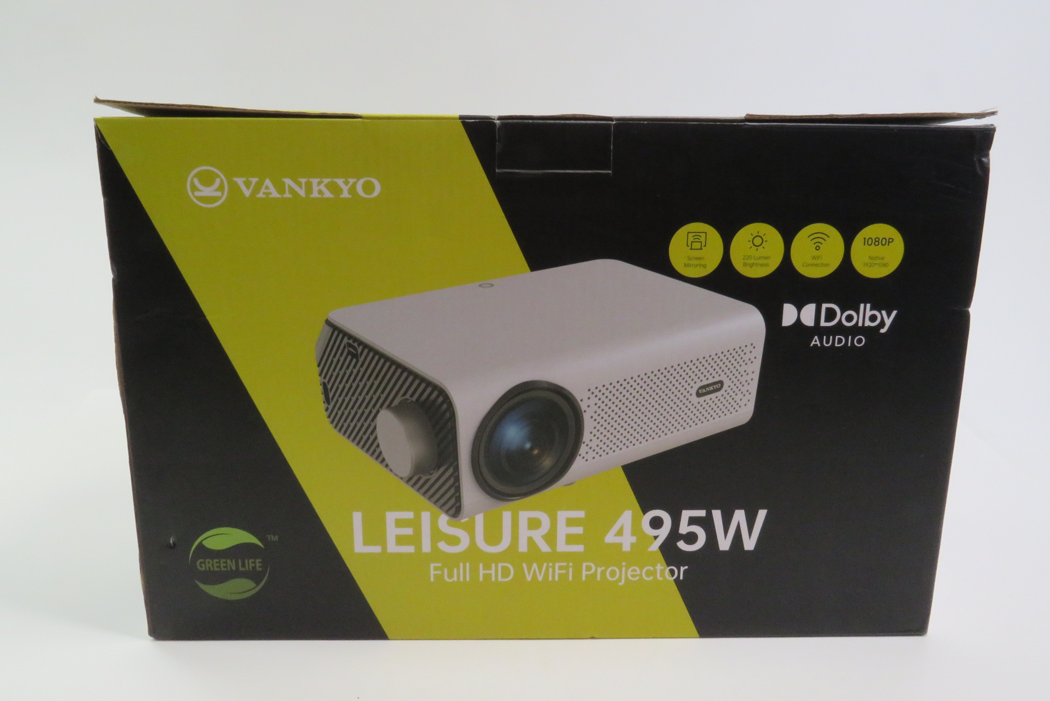 Vankyo Leisure 495W YG461 Native 1080P Full HD WiFi Projector