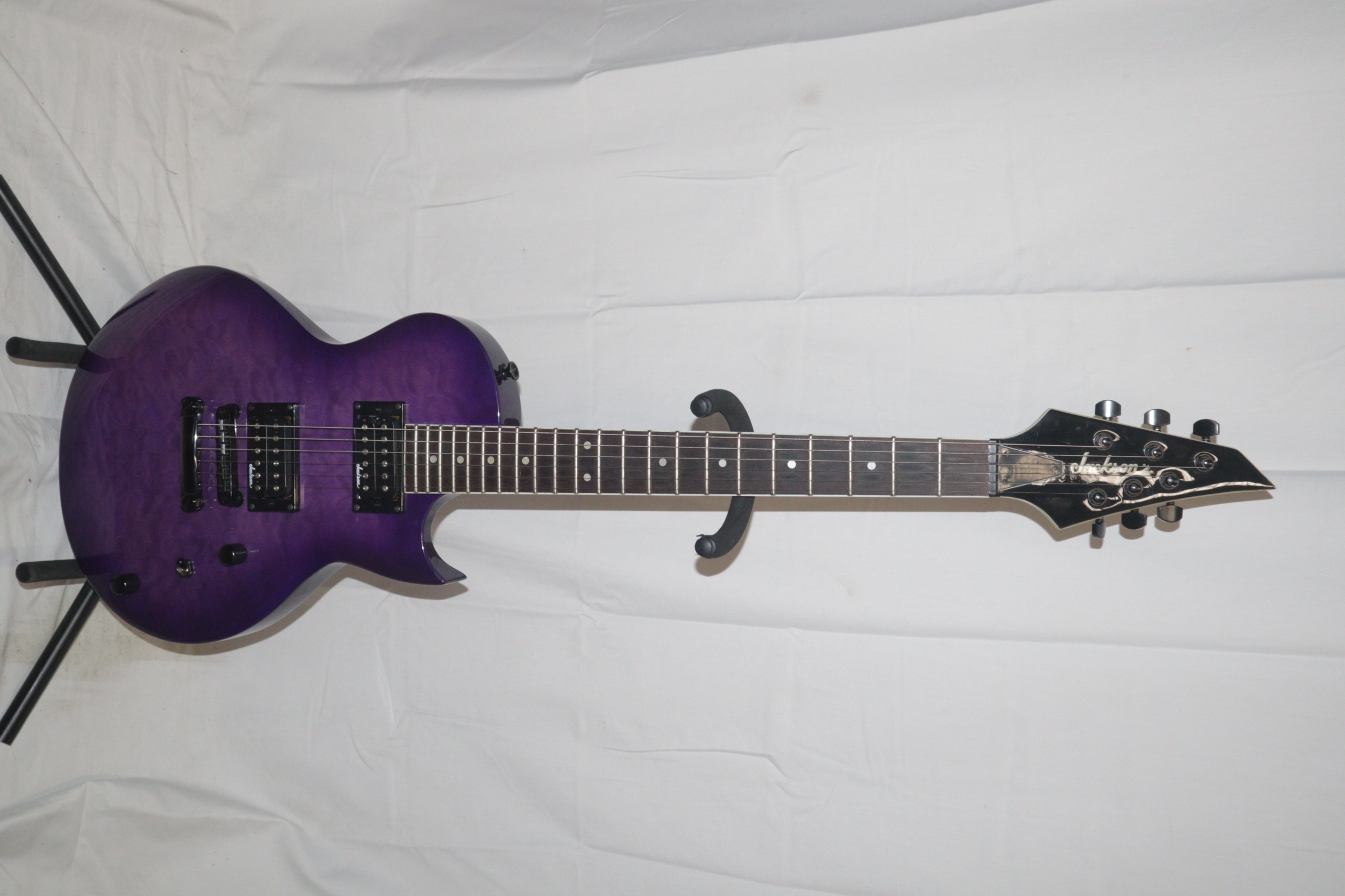 Jackson X-Series Soloist SLAT7MS Purple 6-String 22-Fret Electric Guitar  3852