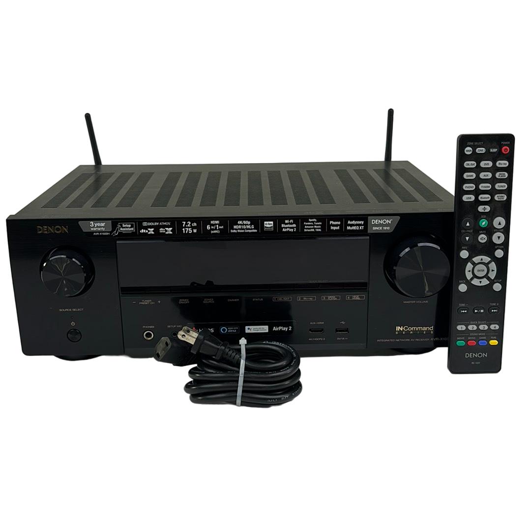 Denon AVR-X1600H 7.2 Channel 4K UHD AV Home Audio Receiver