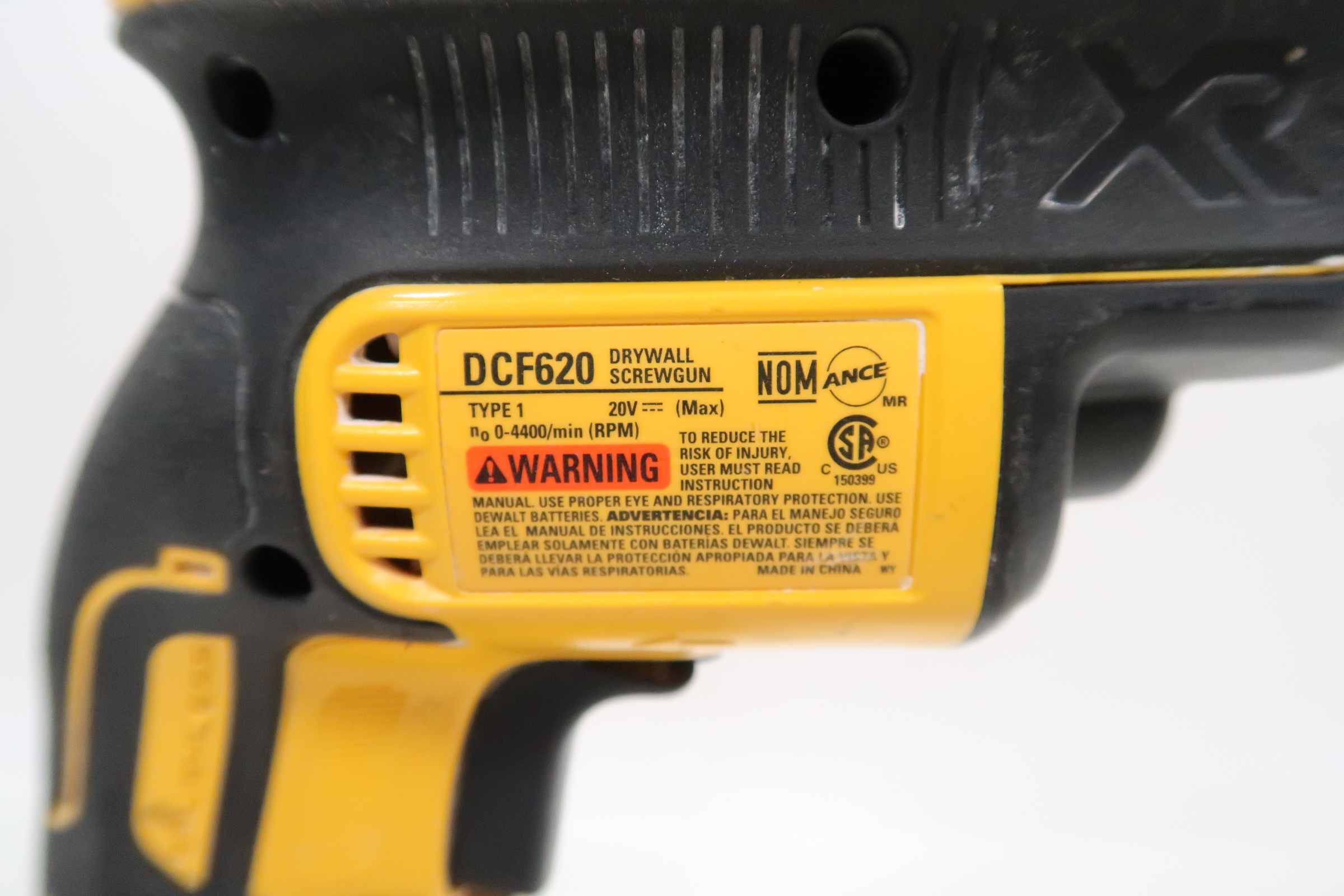 DeWalt DCF620 20V MAX XR Cordless Brushless Drywall Screw Gun