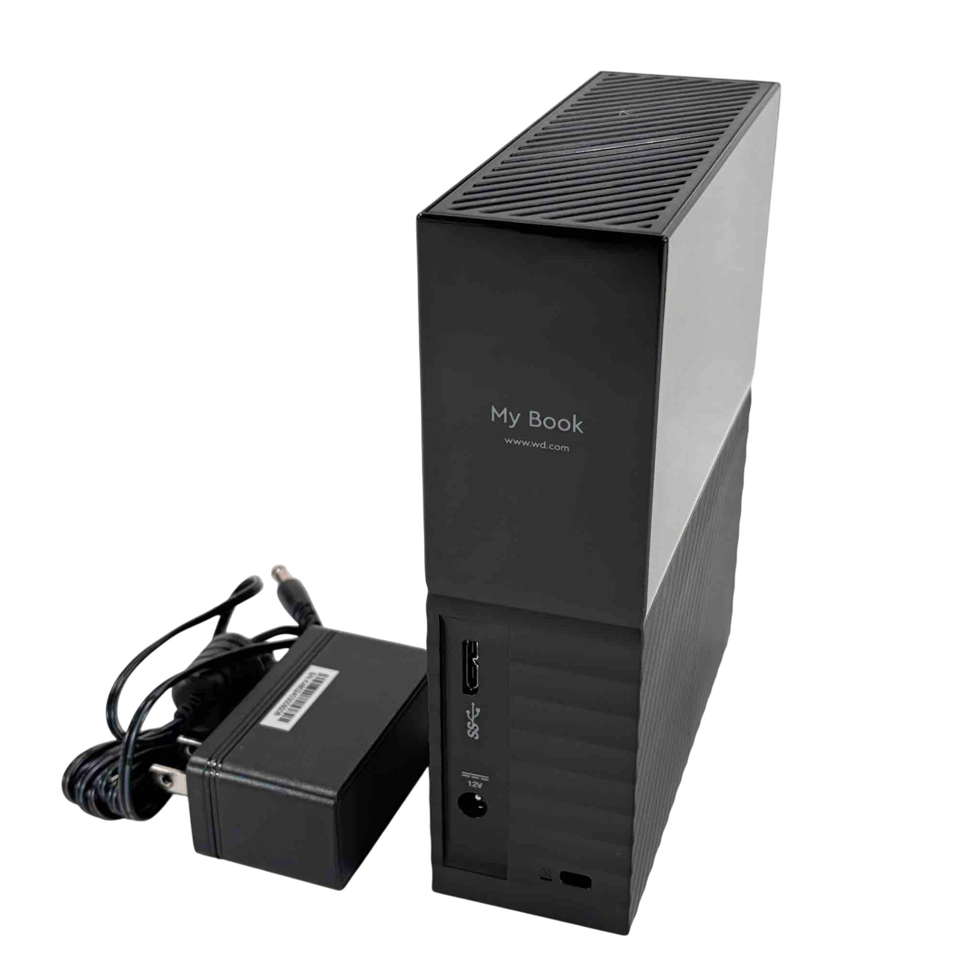 WD My Book 8TB WDBBGB0080HBK-NEWM USB 3.0 Desktop External Hard Drive