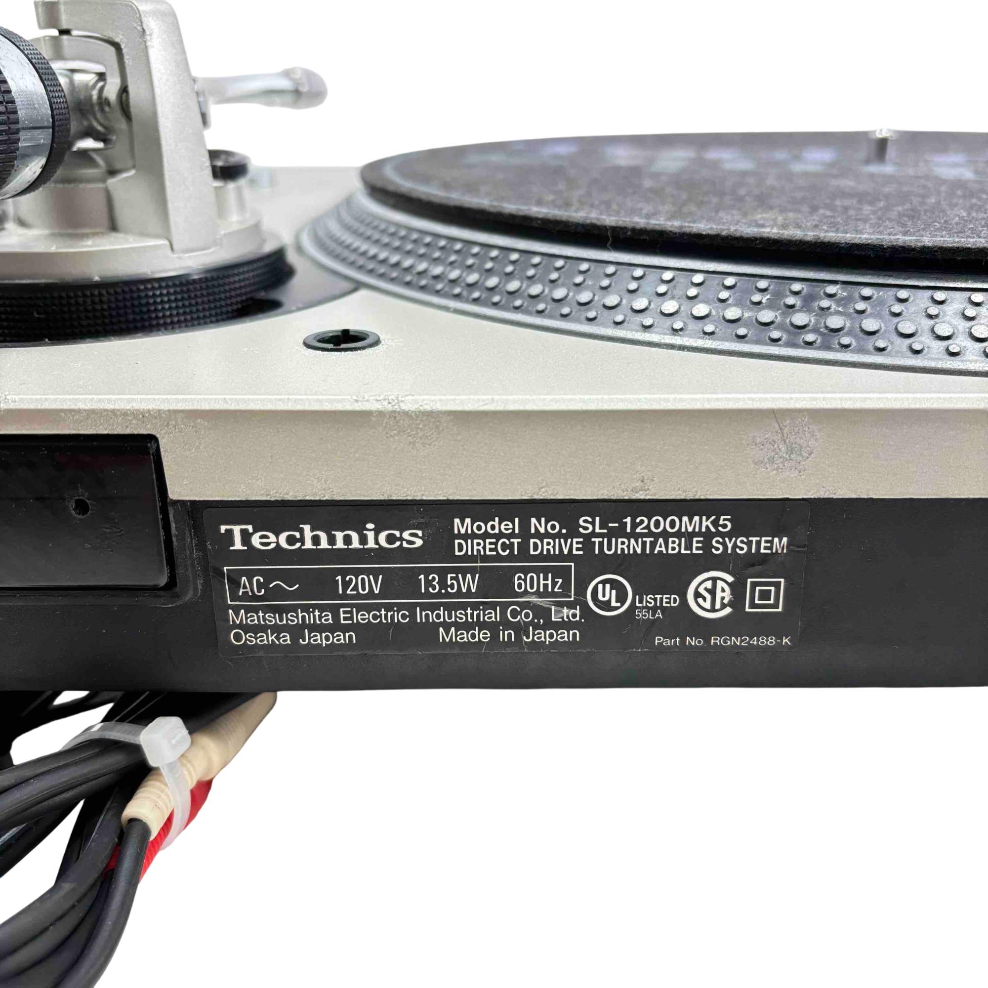 Technics SL-1200MK5 Quartz Direct Drive Turntable System