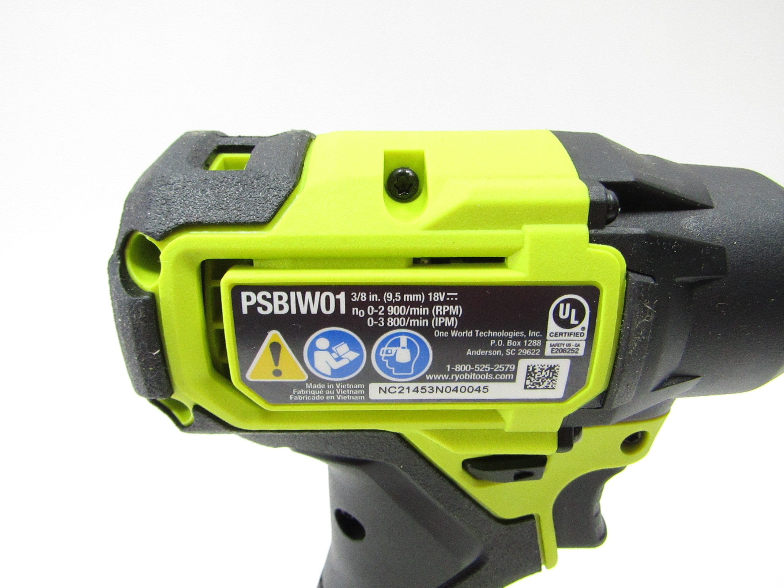 Ryobi PSBIW01 ONE + 18V Brushless Compact Series 3/8