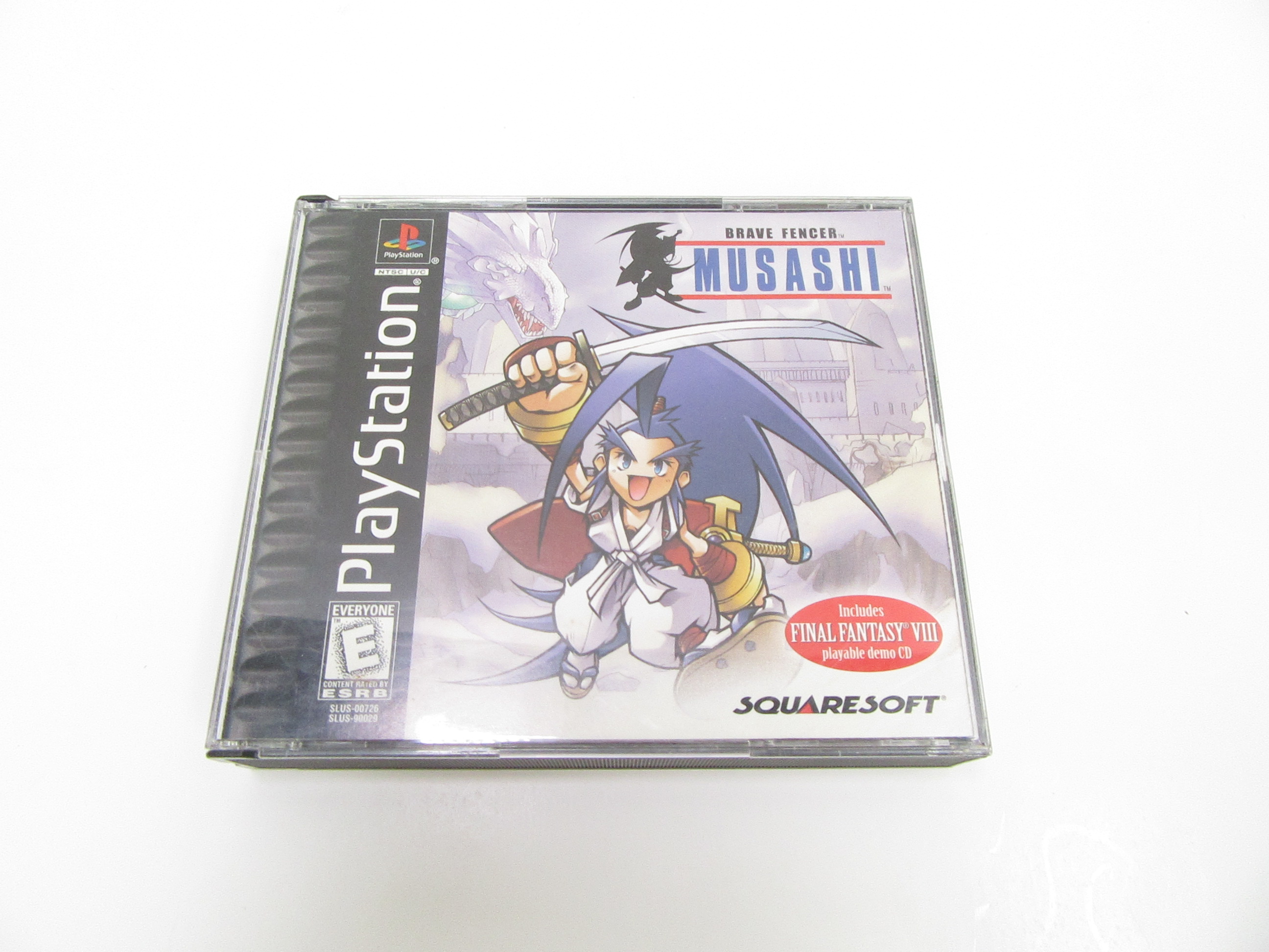 Brave sale Fencer Musashi (Sony PlayStation 1, 1998) Complete w/Final Fantasy 8