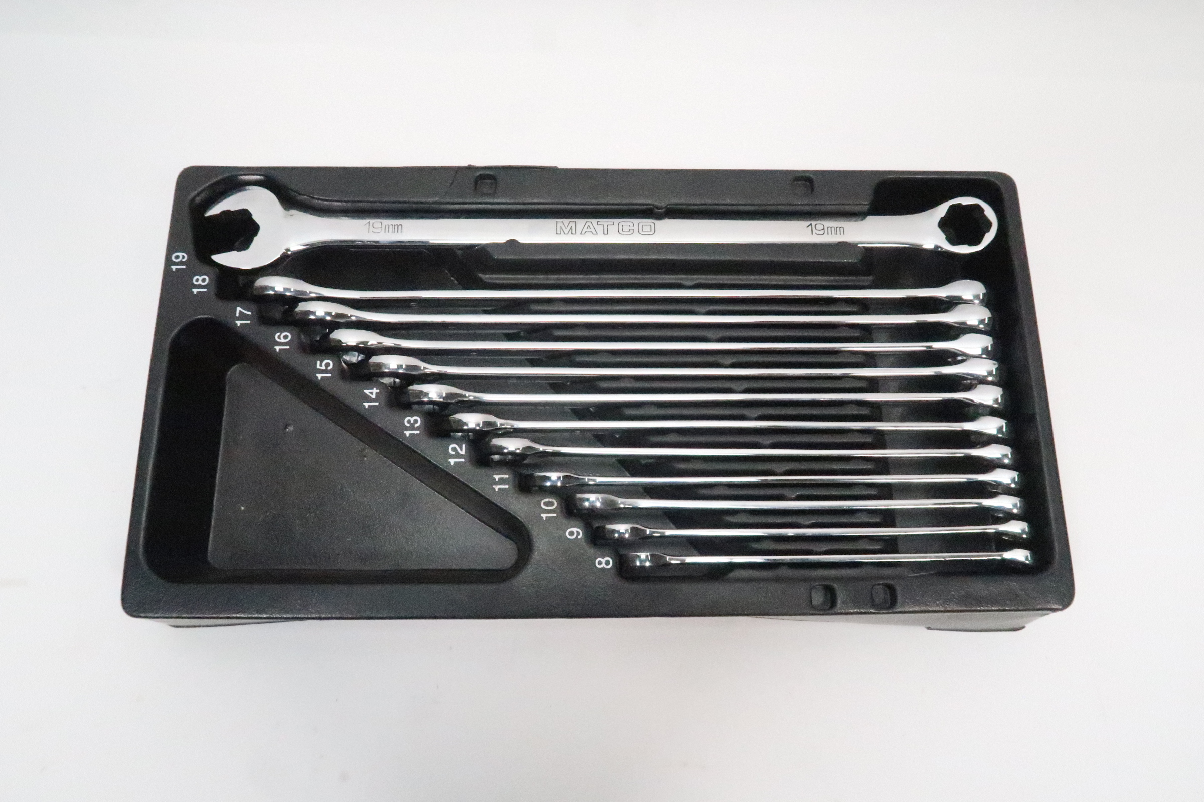 Matco SMEWXLM12 12 Piece Metric Hex Grip Wrench Set