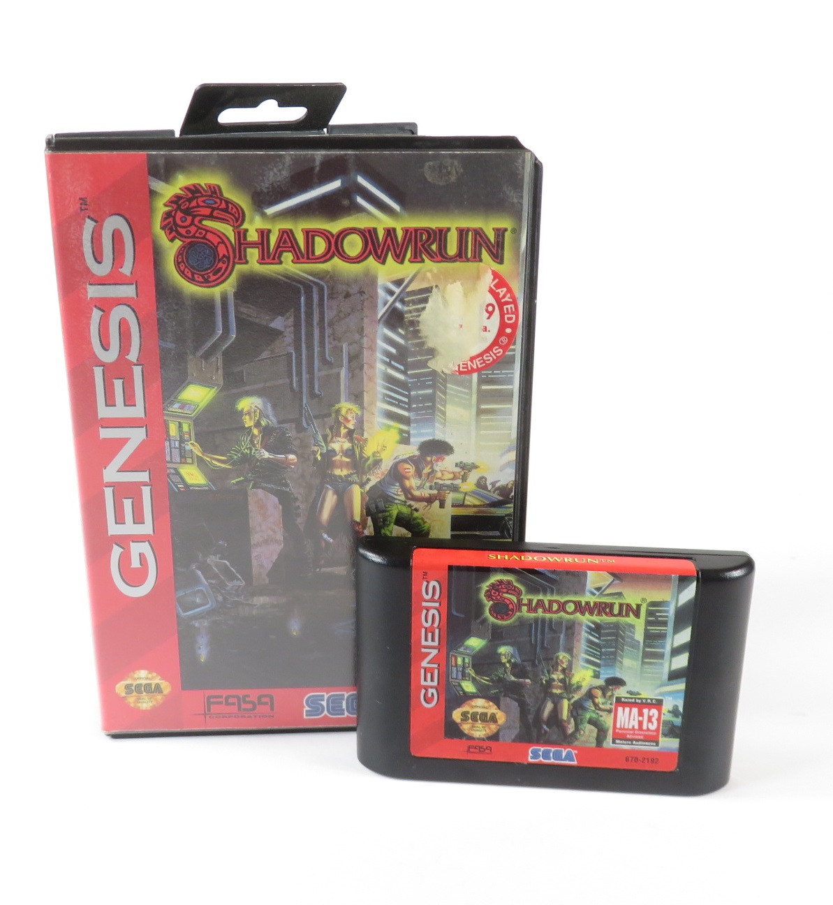 Shadowrun Video Game for the Sega Genesis