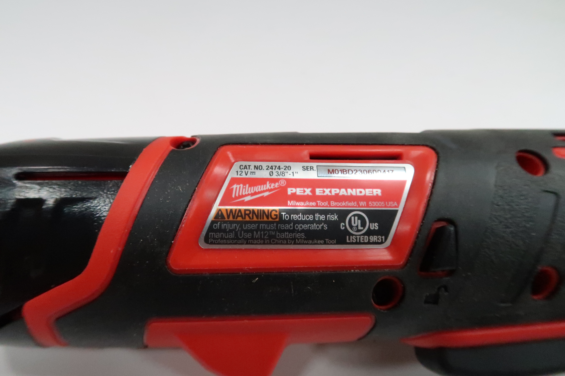 Milwaukee 2474-22 M12 12-Volt Lithium-Ion Cordless PEX Expansion