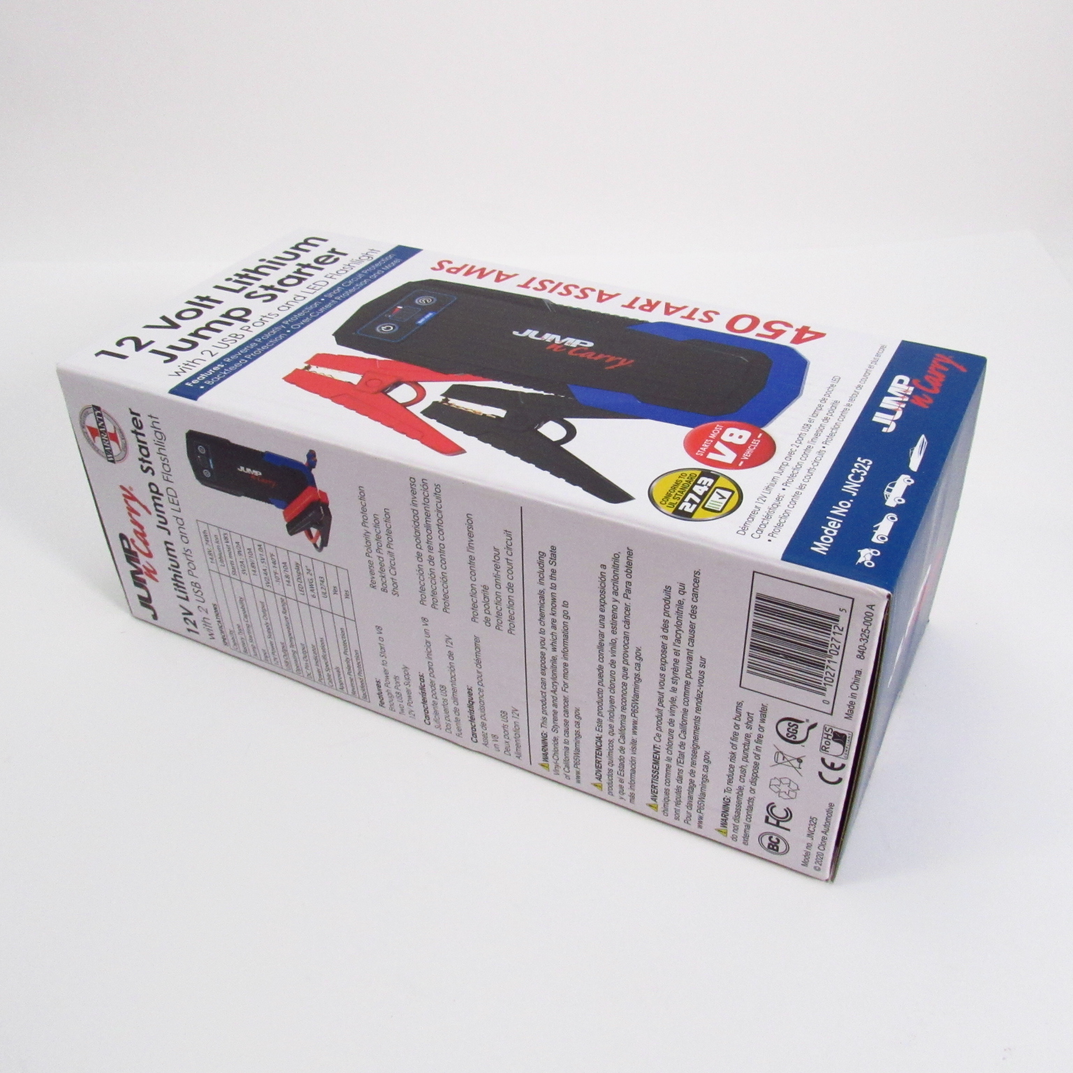 Jump n Carry JNC325 12V Lithium Jump Starter