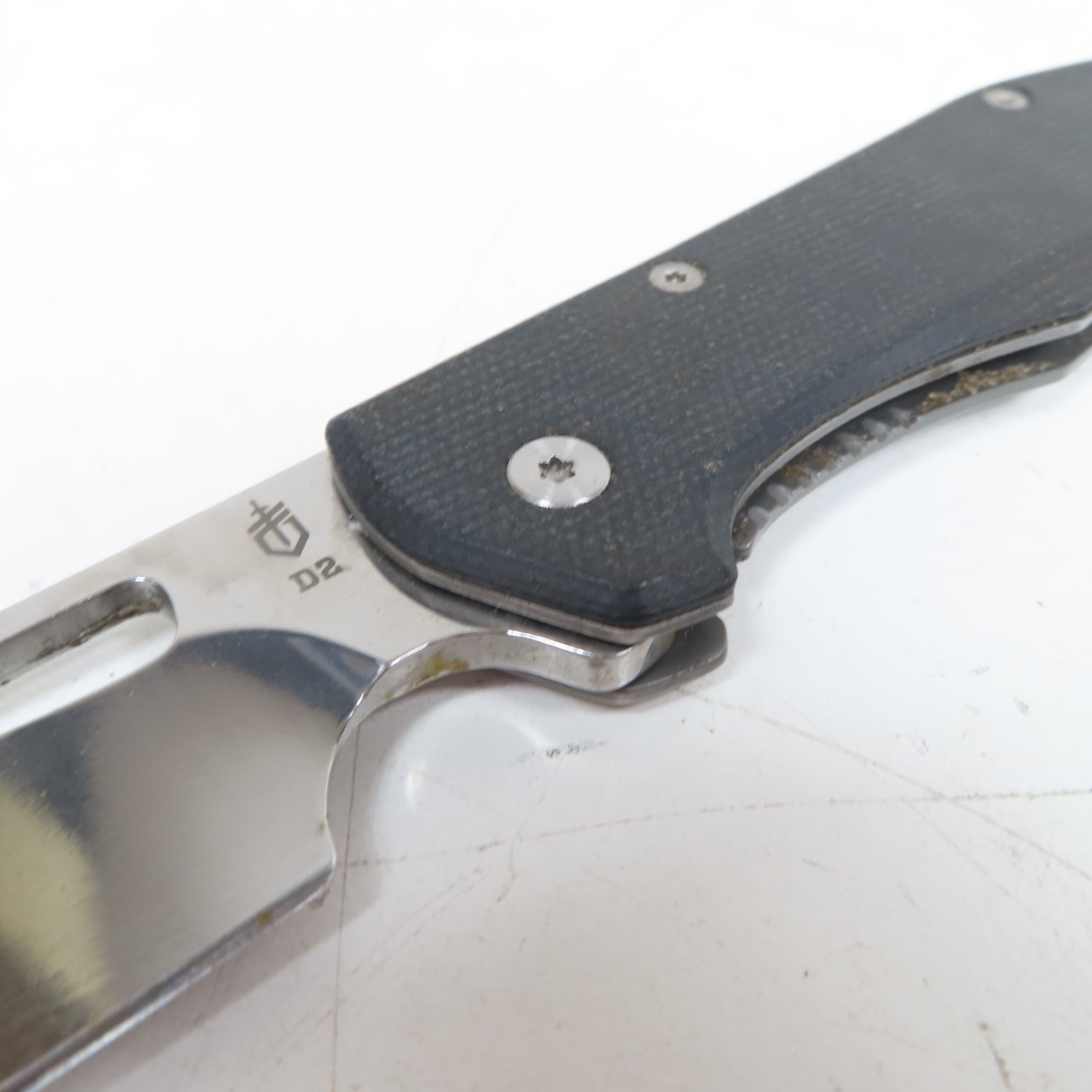 Gerber 4661220A FlatIron Micarta 3.6" Folding Blade StraightEdge Knife